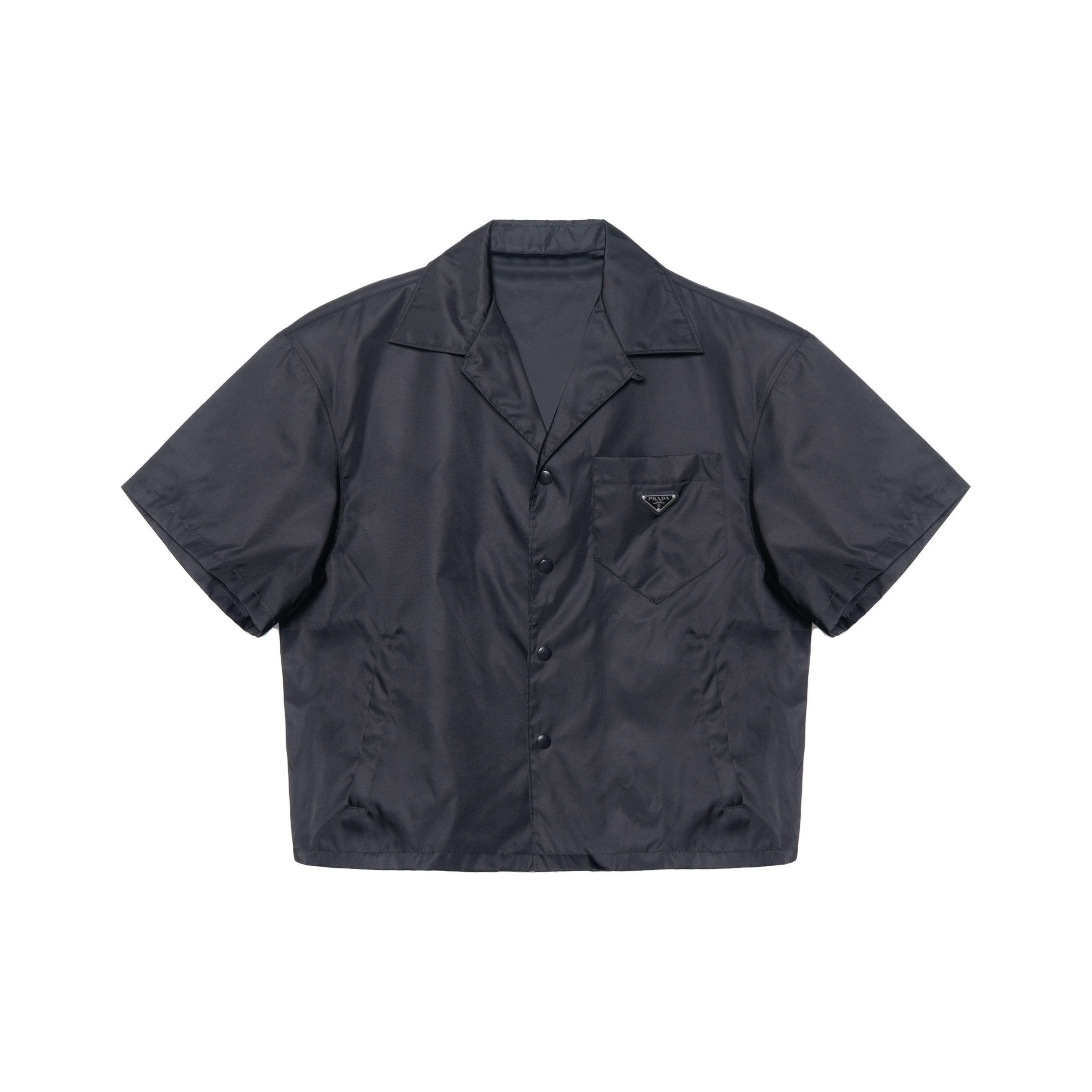 Prada Prada Re-Nylon Logo Plaque Shirt Size M Size US M / EU 48-50 / 2 - 1 Thumbnail