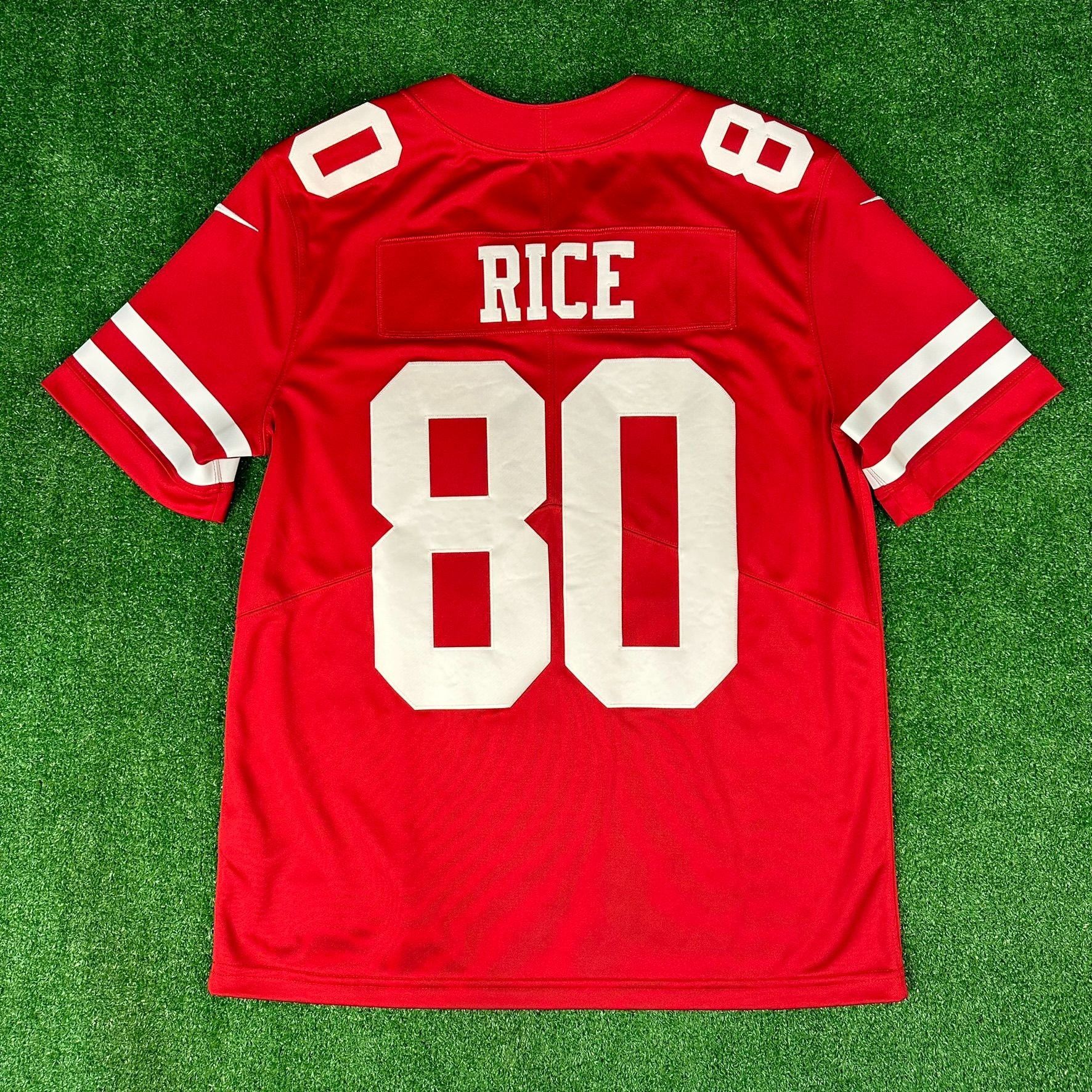 NFL Jerry Rice #80 San Francisco 49ers 75th Anniversary Red Jers Size US L / EU 52-54 / 3 - 1 Thumbnail