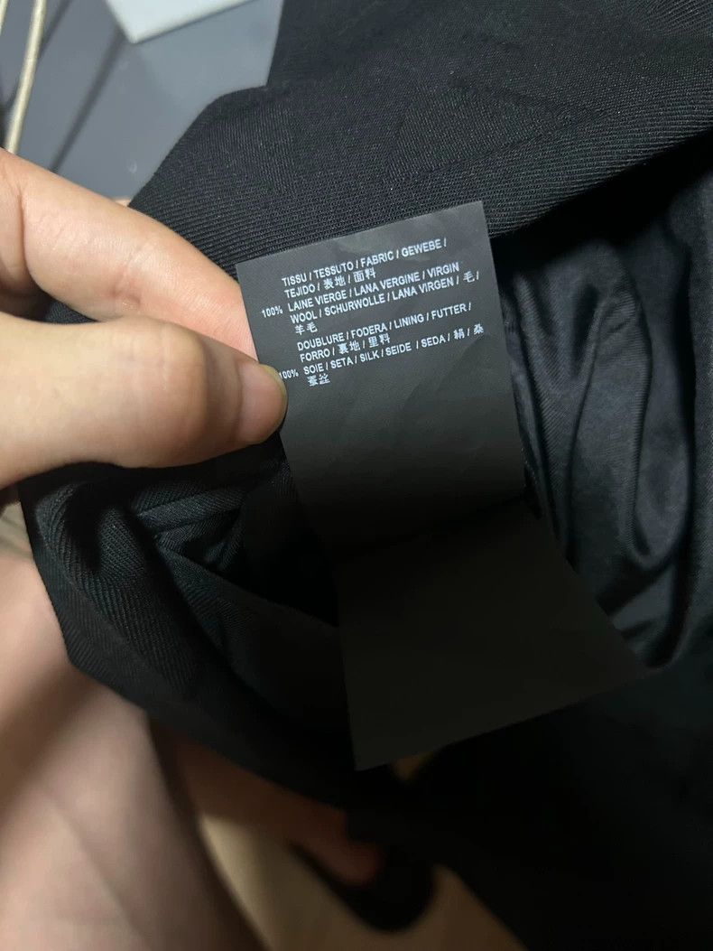 Saint Laurent Paris Saint Laurent Paris 2016 SS Inverted Triangle Dark Line bla Size 48R - 9 Thumbnail