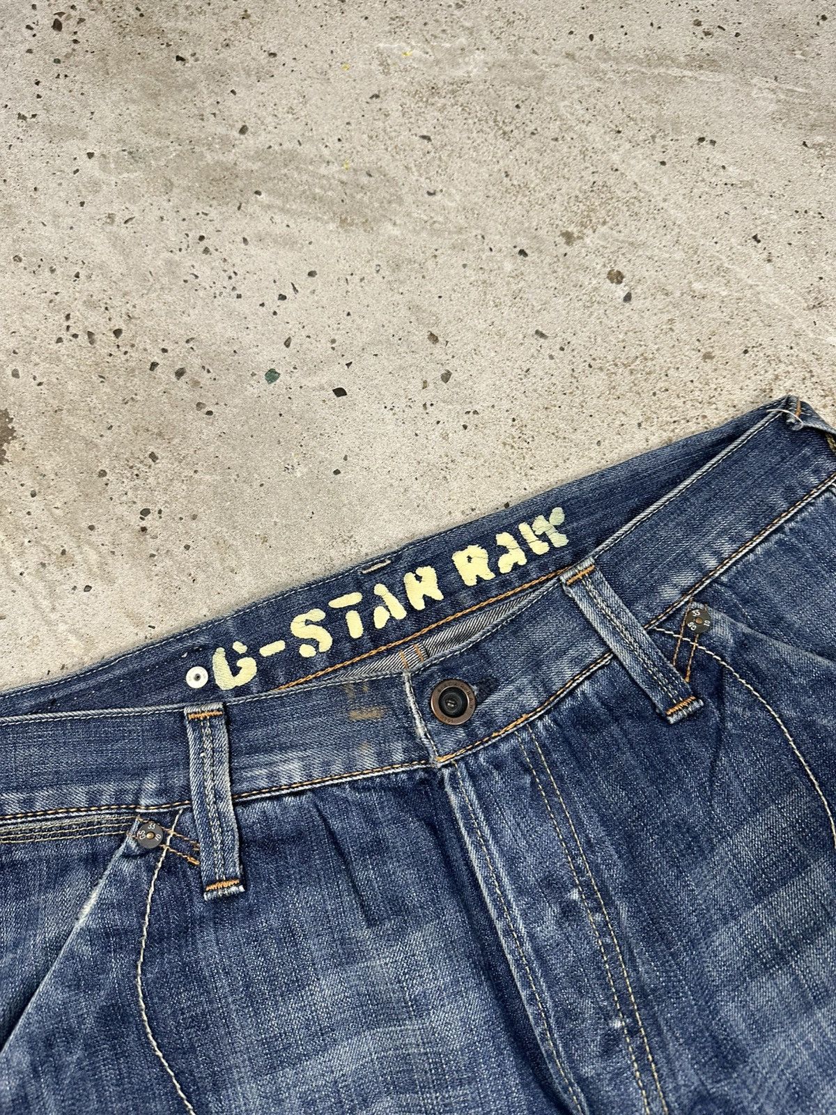 G-Star Vintage Y2K G Star Raw Limit Regular Denim Pants Jeans baggy Size US 31 - 9 Thumbnail