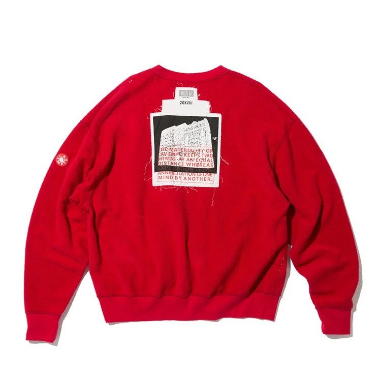 Cav Empt FW18' C.E x BEAMS SSZ c a v BOX REVERSIBLE CREW NECK Size US M / EU 48-50 / 2 - 13 Thumbnail
