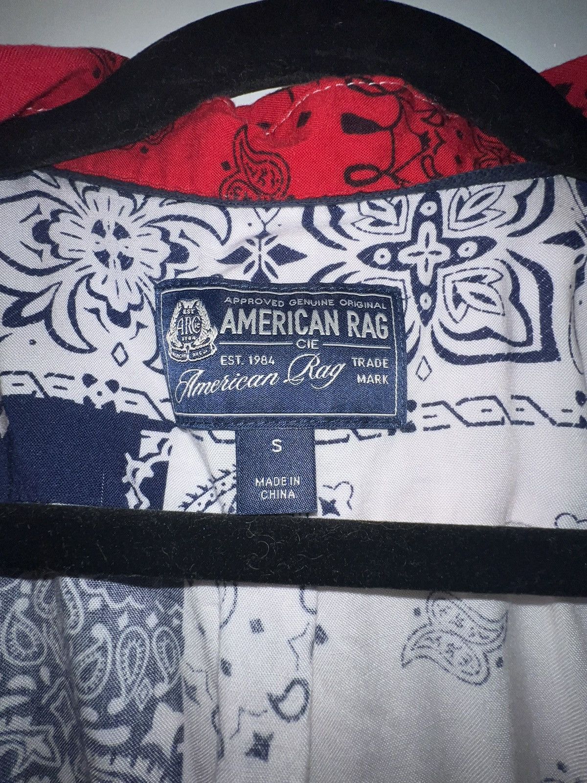 American Rag Bandana stitch button up Size US S / EU 44-46 / 1 - 3 Thumbnail