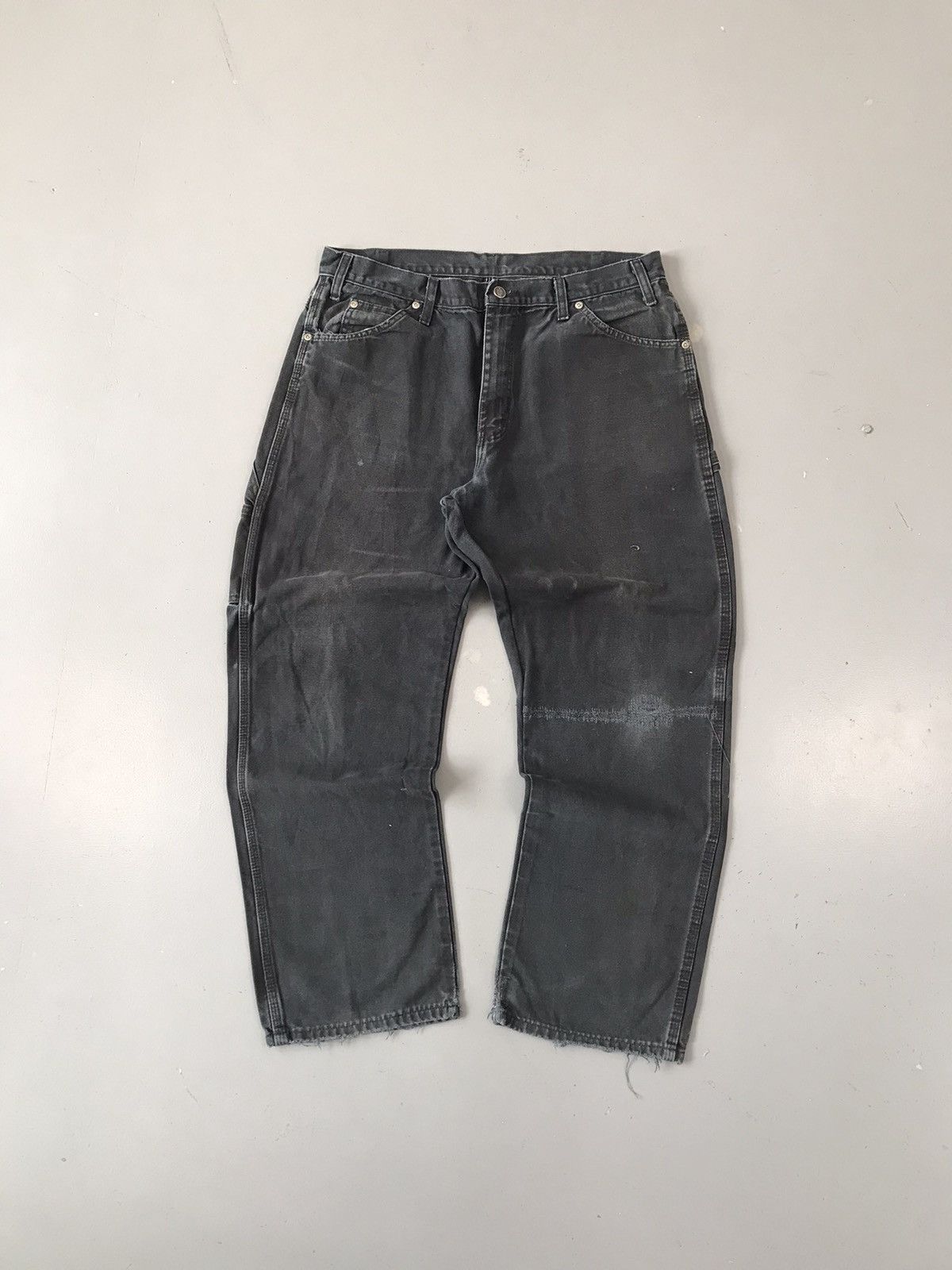 Dickies × Vintage Vintage Dickies Black Carpenter Denim Size US 36 / EU 52 - 2 Thumbnail