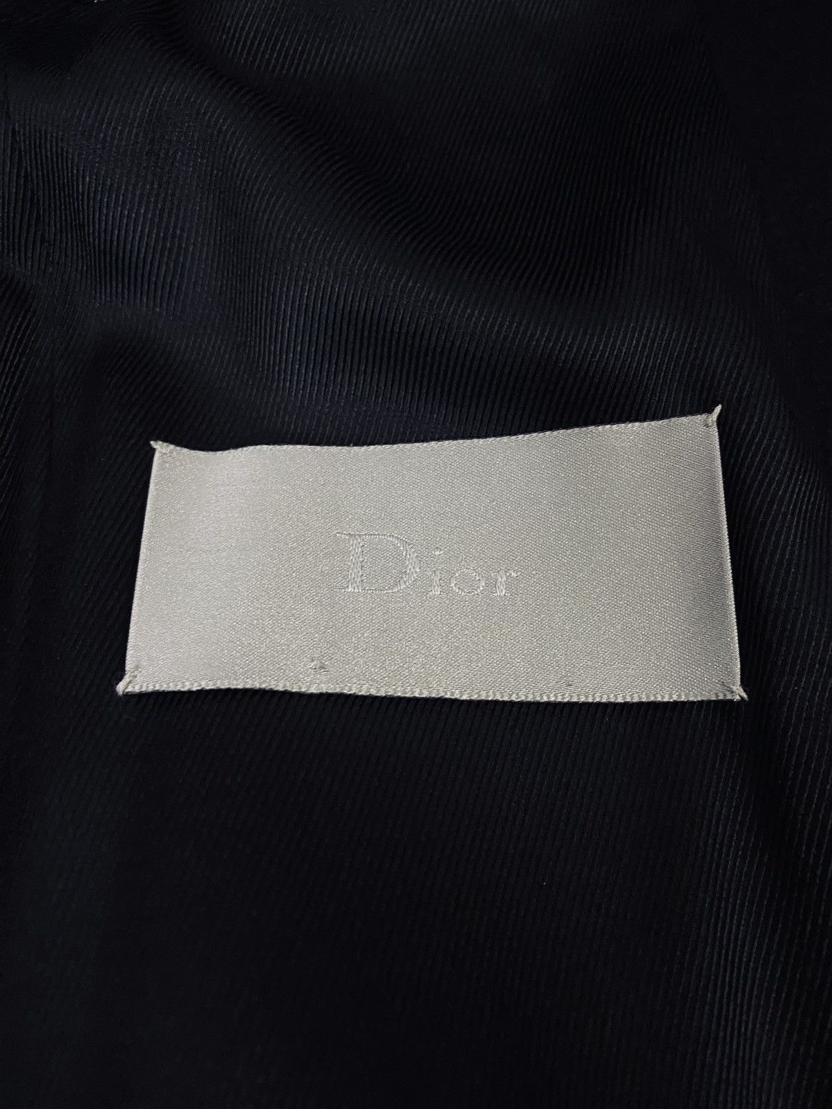 Dior Dior Homme 🇮🇹 x Hedi Slimane Navy Felted Wool Peacoat 48 NWT Size US M / EU 48-50 / 2 - 10 Thumbnail