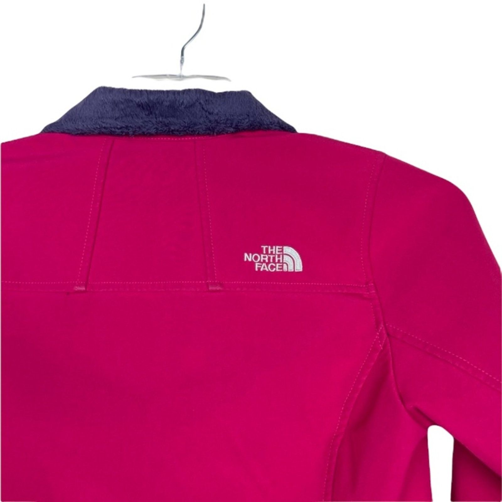 The North Face The North Face Pink Full Zip Fuzzy Fleece Interior Jacket S Size S / US 4 / IT 40 - 5 Thumbnail