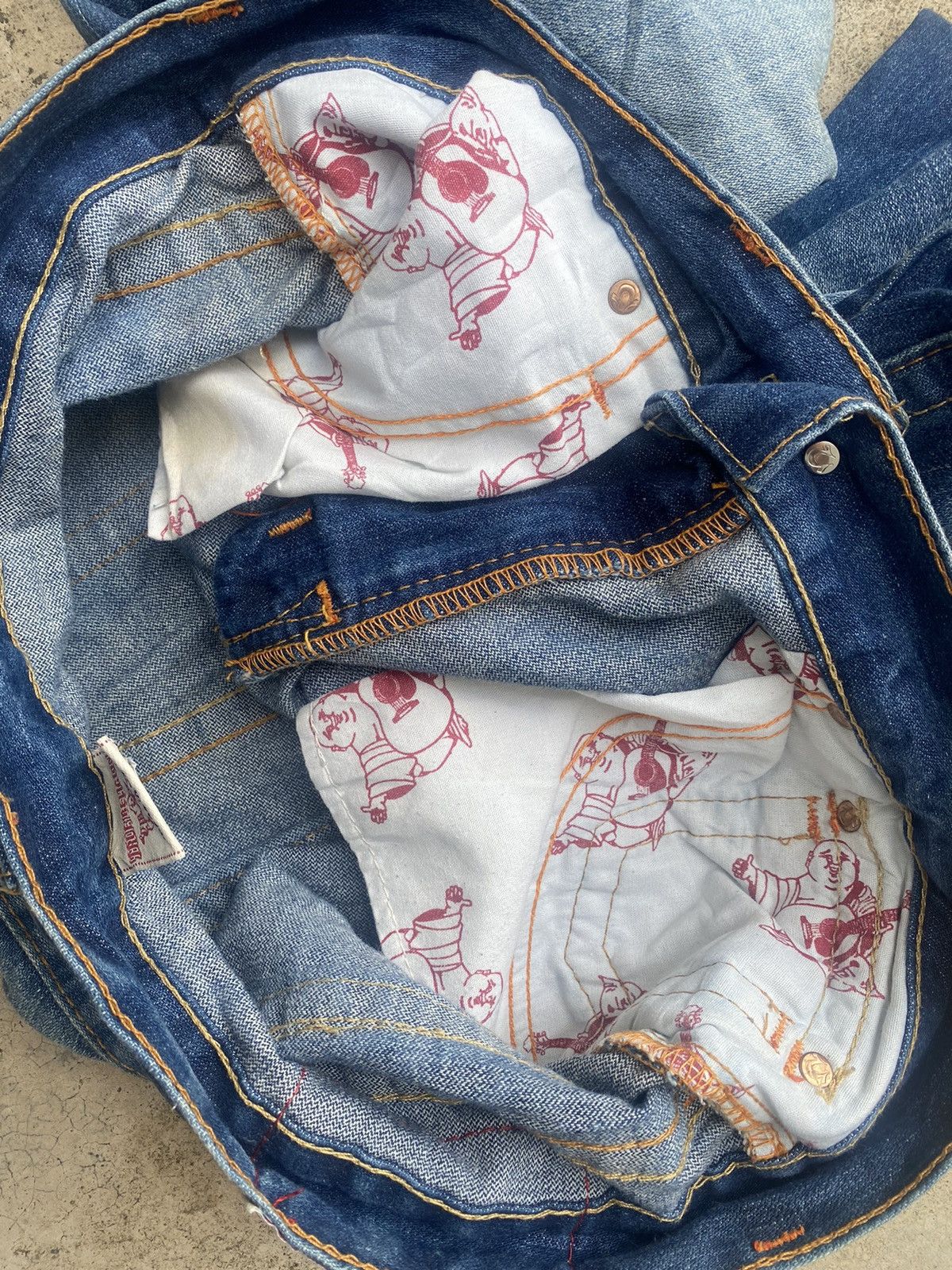 If Six Was Nine × Japanese Brand × True Religion True Religion Straight Cut Jeans Size US 37 - 22 Thumbnail
