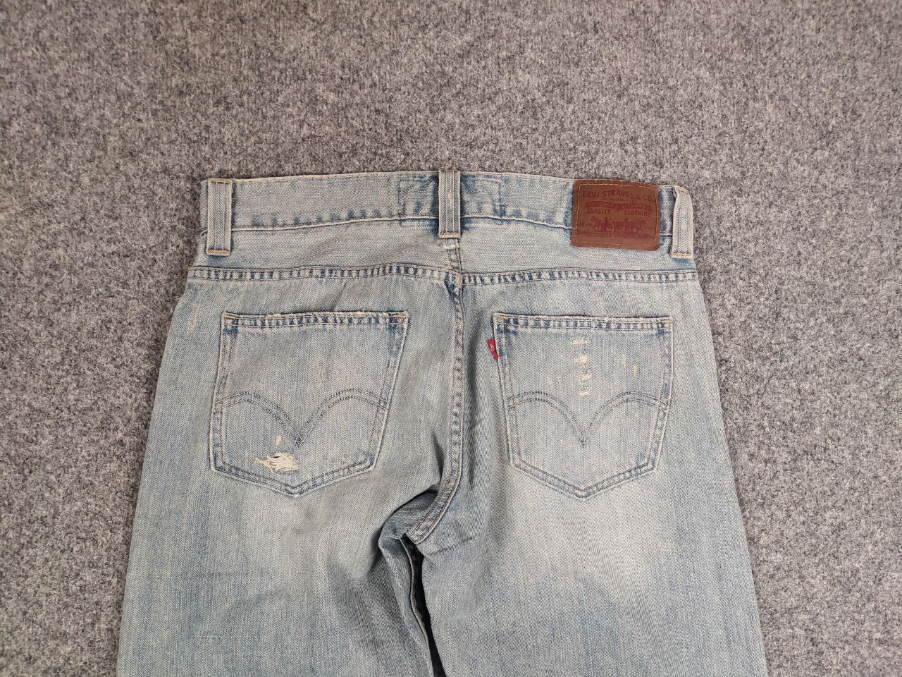 Levi's Vintage Levis 549 Baggy Light Wash Distressed Denim Jeans Size US 34 / EU 50 - 10 Thumbnail
