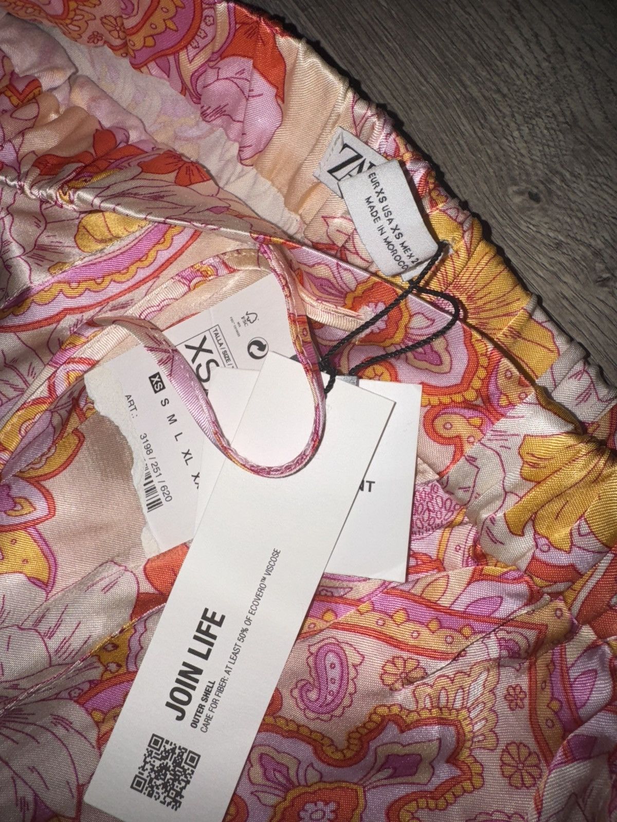 Zara Rare NWT ZARA SASHA PANT XSMALL Size 25" / US 0 / IT 36 - 6 Thumbnail