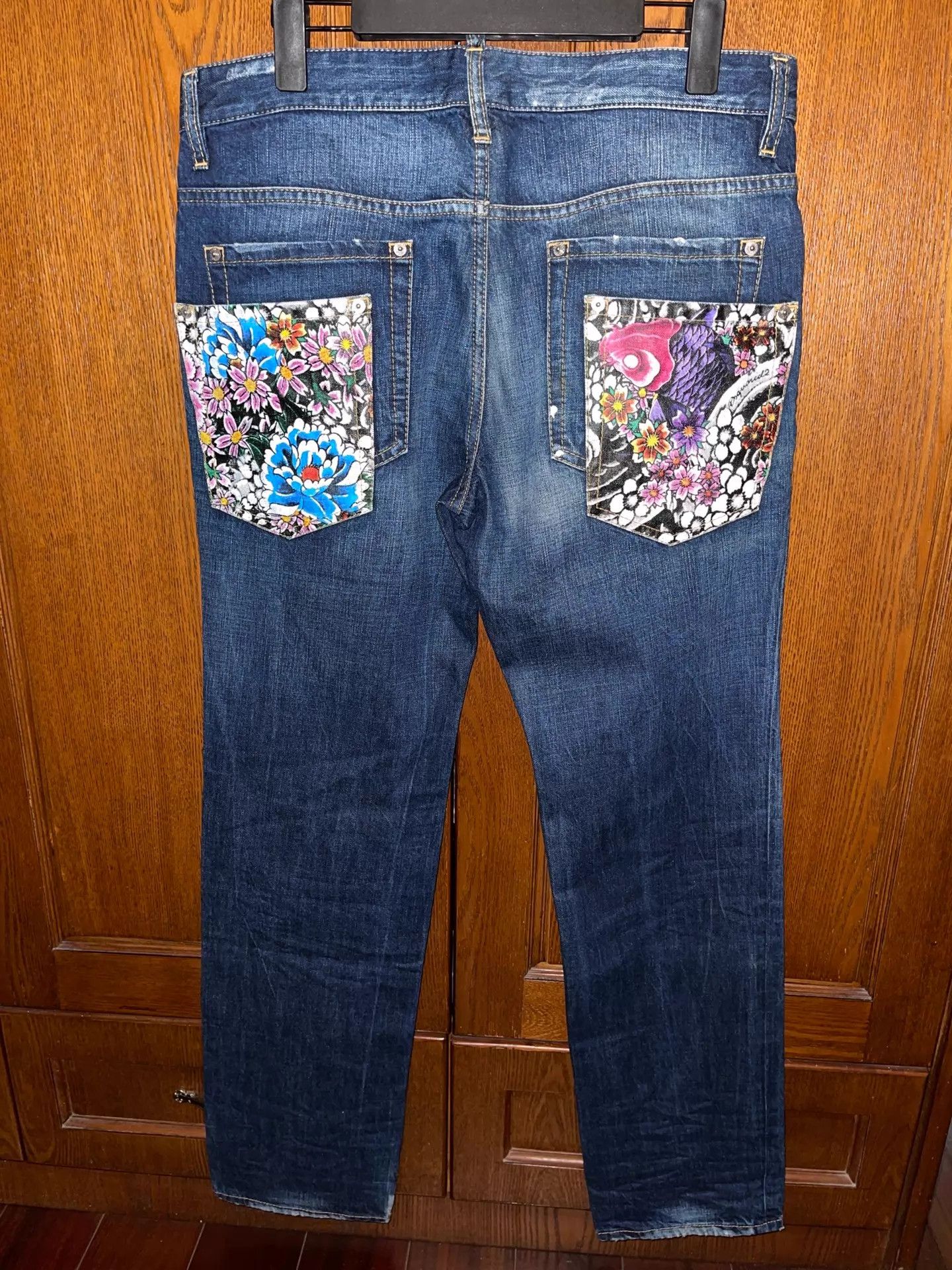 Dsquared2 D2 mid-rise slim blue denim jeans 48 new with tags Size US 32 / EU 48 - 2 Thumbnail