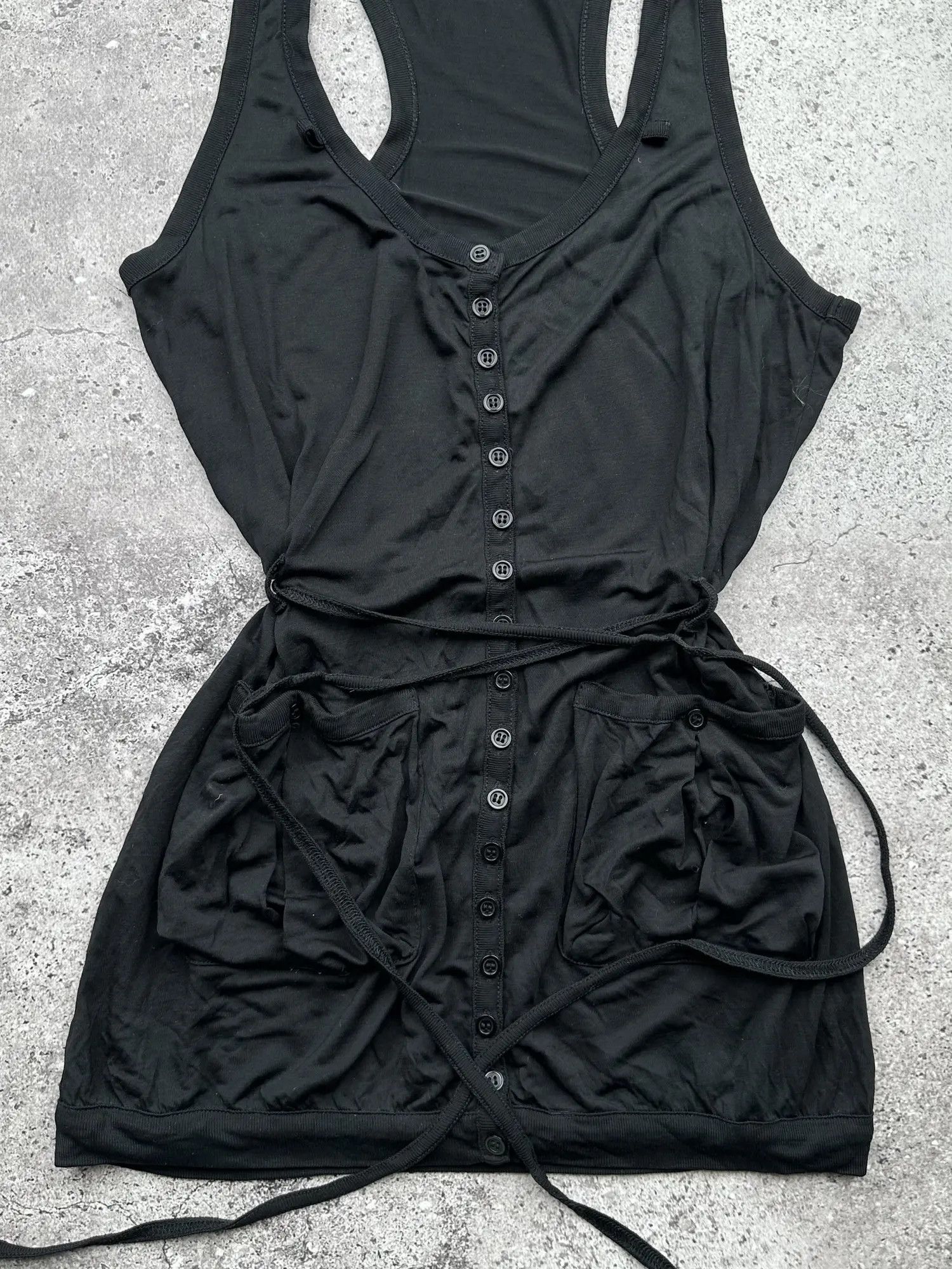 Japanese Brand Vintage Belt Mini Dress C472(V520)E8 Size S / US 4 / IT 40 - 3 Thumbnail