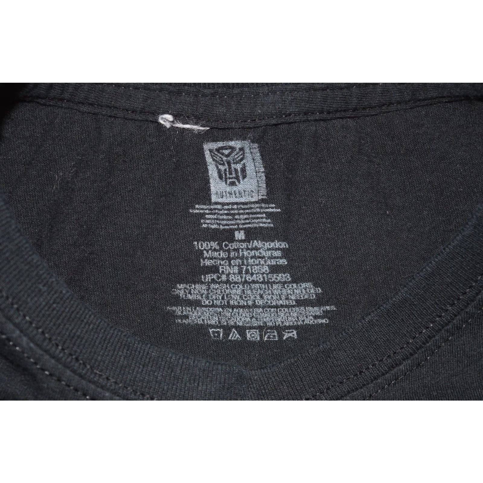 Logo 7 TRANSFORMERS Shirt Men Medium Black Optimus Prime Autobot Logo Graphic Tee Hasbro Mens Size US M / EU 48-50 / 2 - 3 Thumbnail