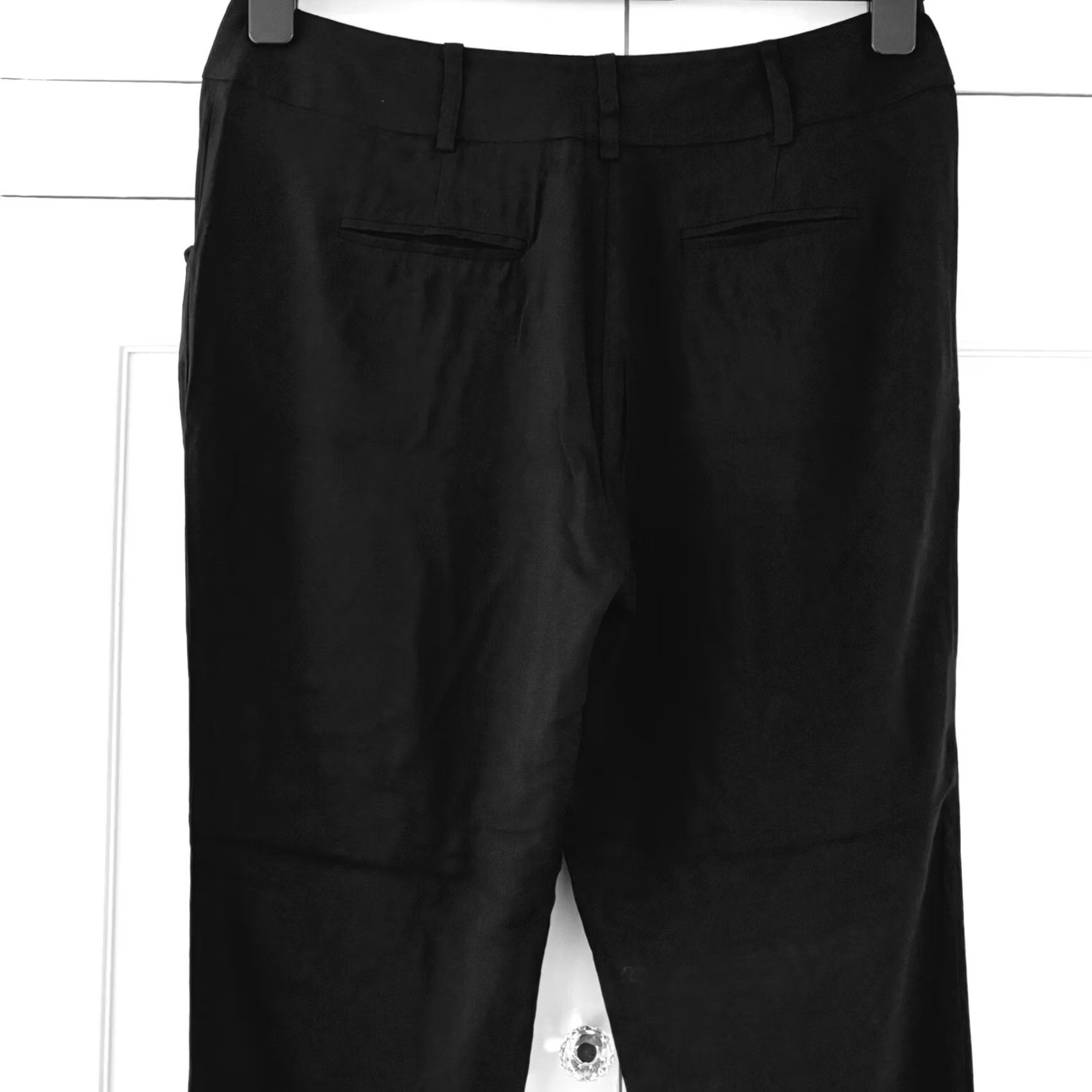 Vintage Darling Keira Crop Trousers Women’s Black Lightweight BNWT L Regular VPN? Size 36" / US 14 / IT 50 - 4 Thumbnail
