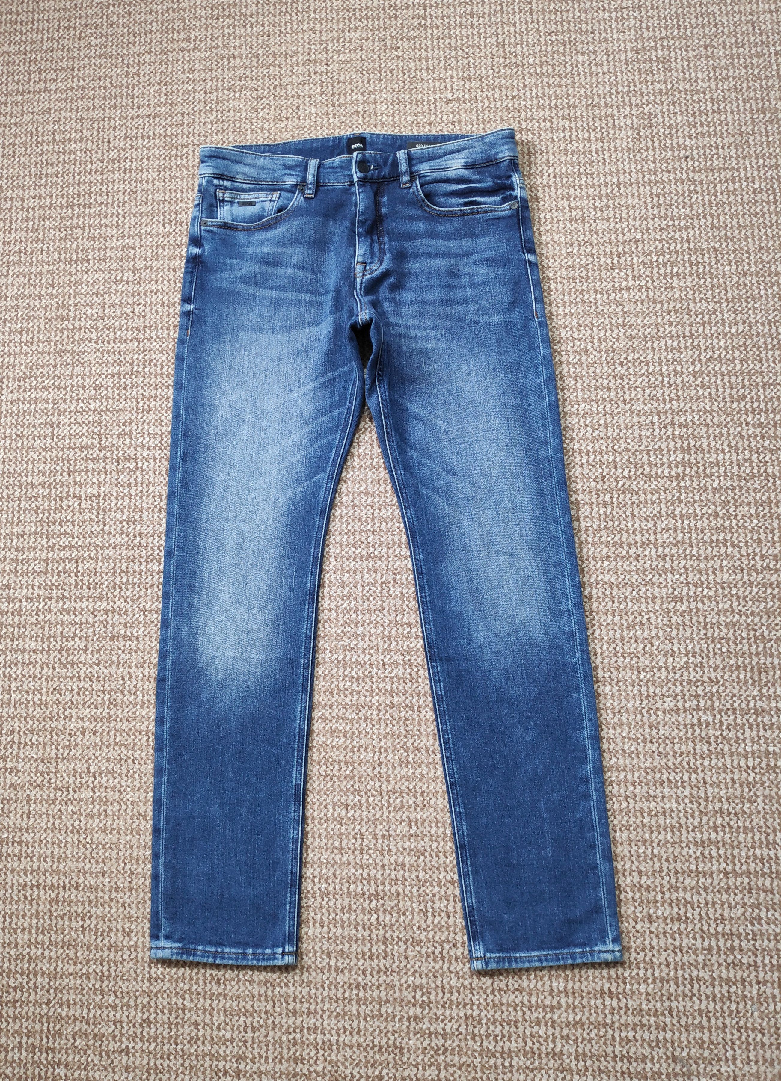Hugo Boss Hugo Boss 020 Delaware Slim Fit Soft Knit Denim Jeans sz W32 Size US 32 / EU 48 - 1 Thumbnail