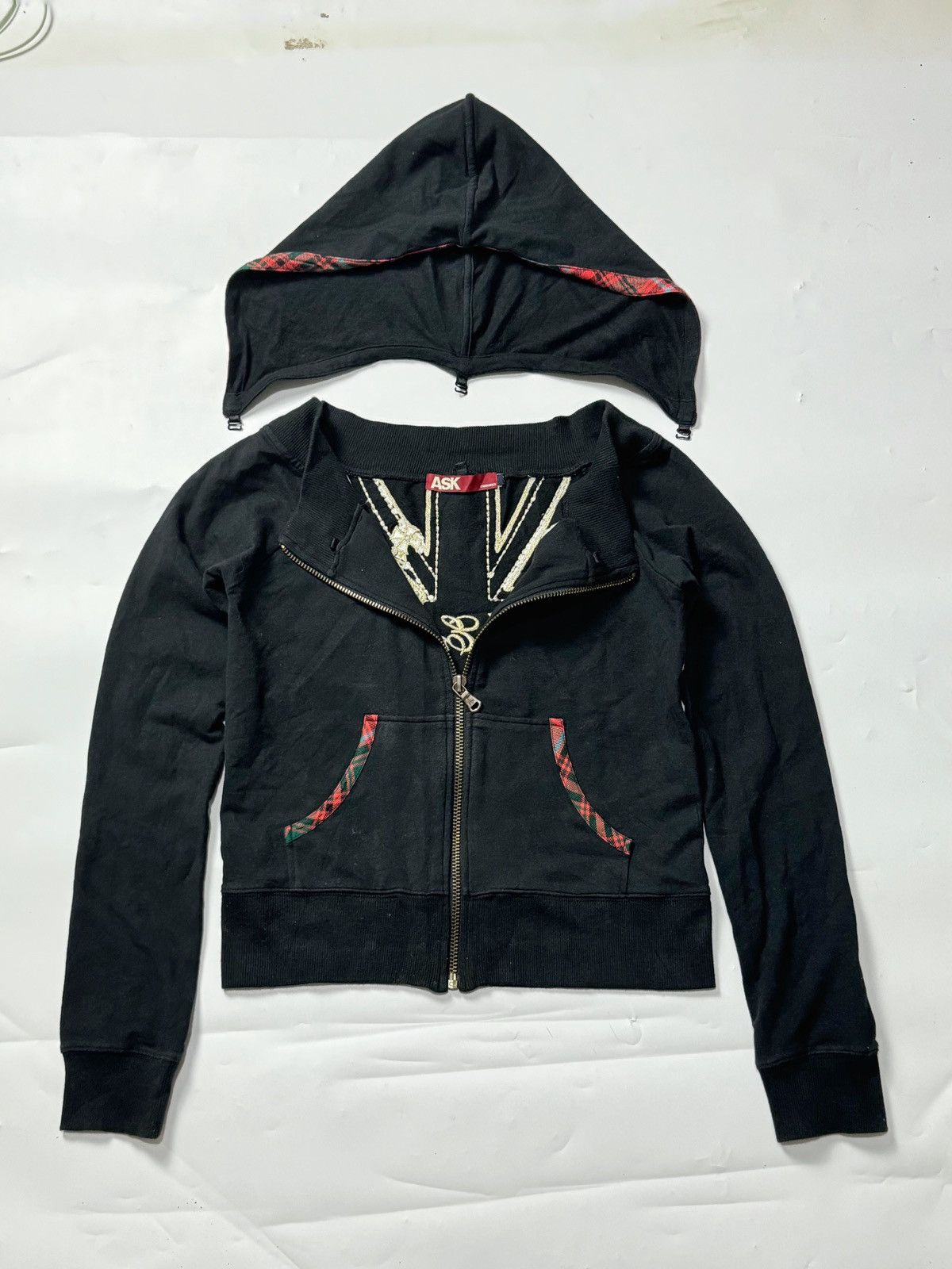 If Six Was Nine × Japanese Brand × Le Grande Bleu (L.G.B.) England Flag Enquired Hoodie Removable Size M / US 6-8 / IT 42-44 - 3 Thumbnail