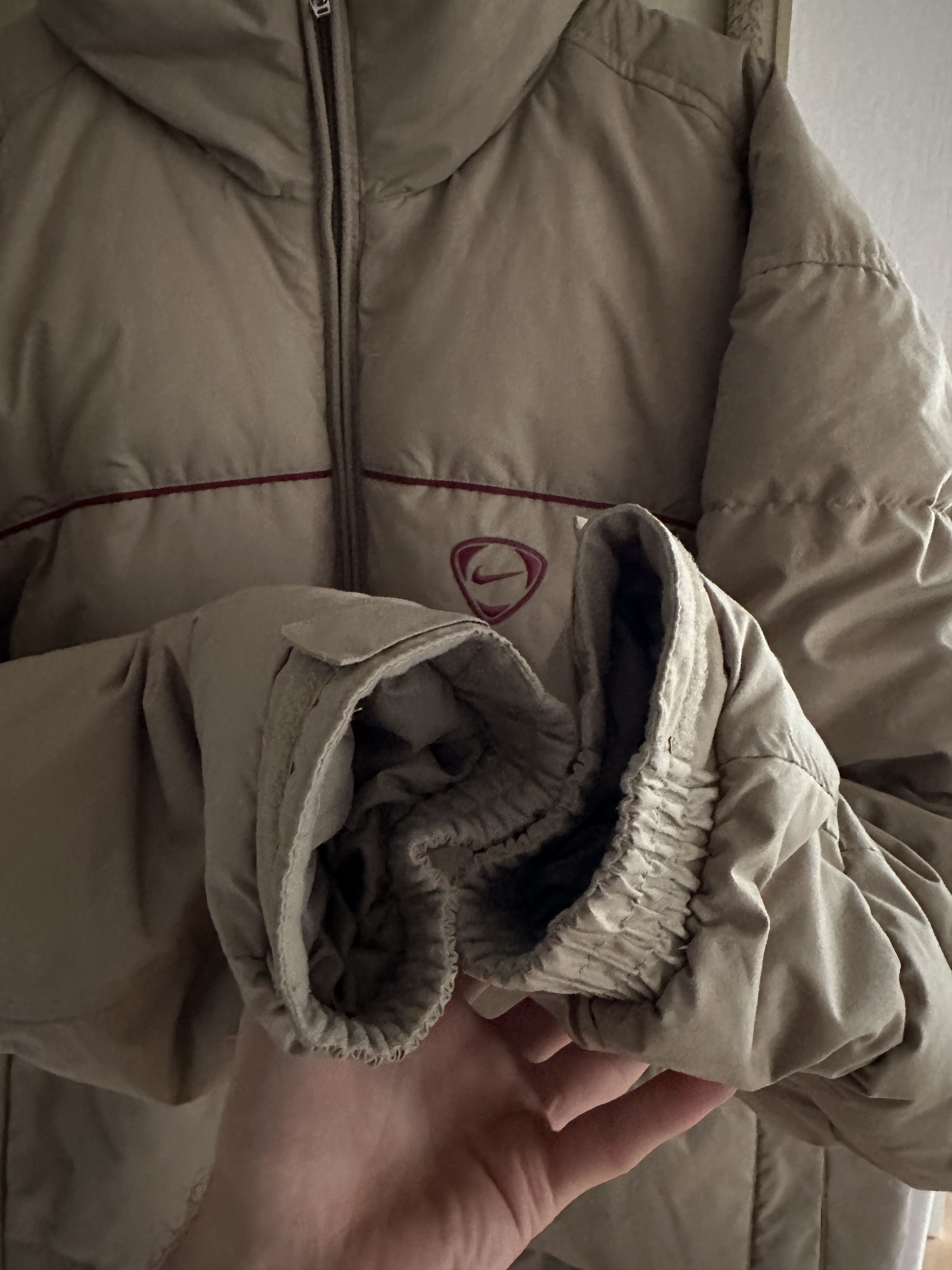 Nike Rare Vintage Nike Puffer Jacket Rare Hype Swoosh Size US XXL / EU 58 / 5 - 5 Thumbnail
