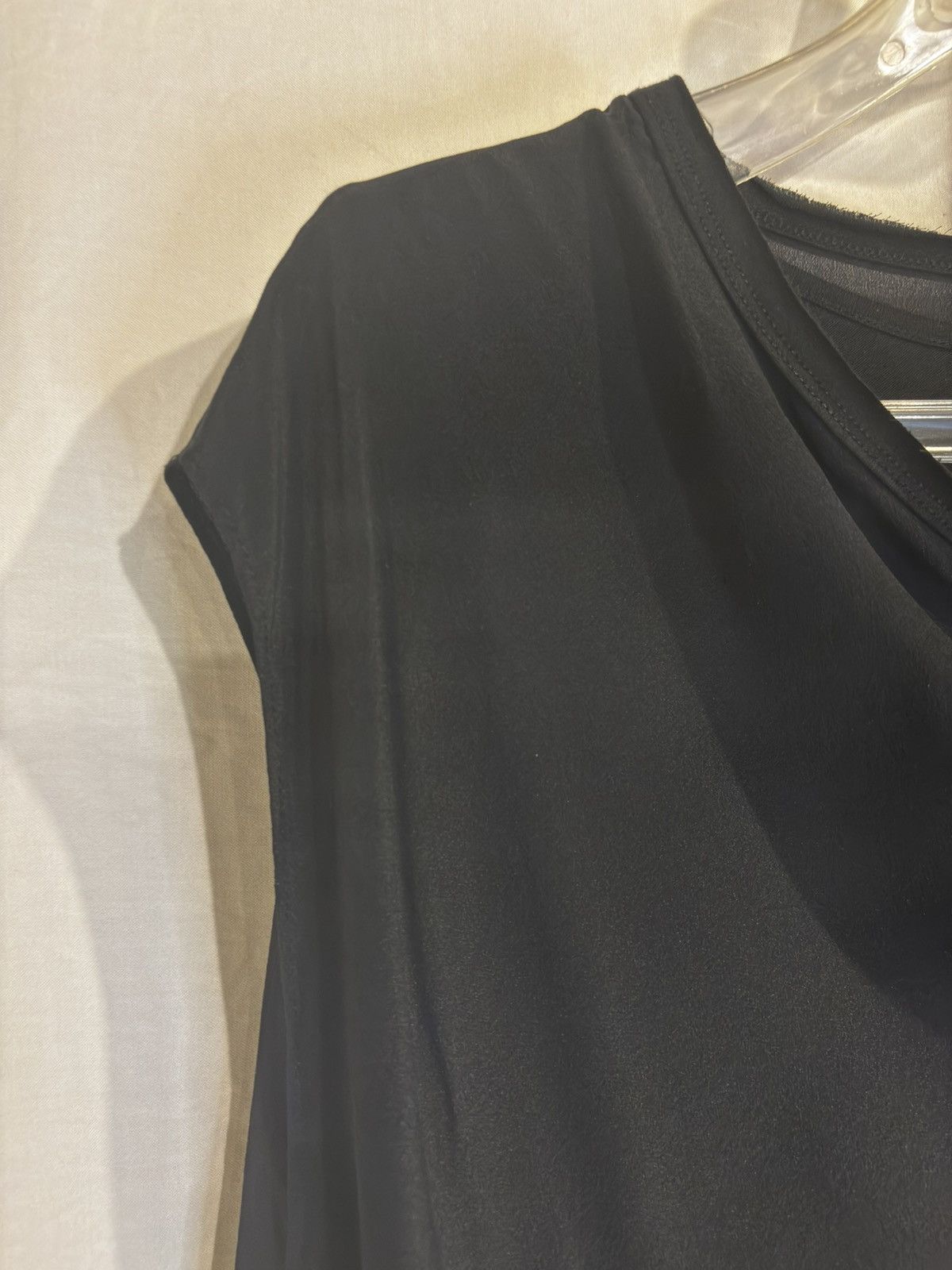 Other Black Silk Sleeveless Dress.wd014 Size XS / US 0-2 / IT 36-38 - 3 Thumbnail