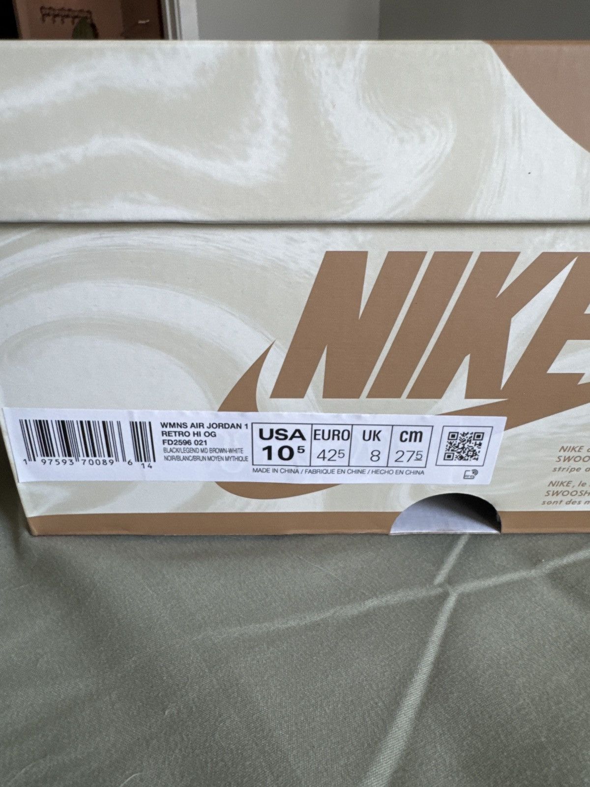 Jordan Brand Air Jordan 1 Retro Latte Size US 10.5 / IT 40.5 - 7 Thumbnail
