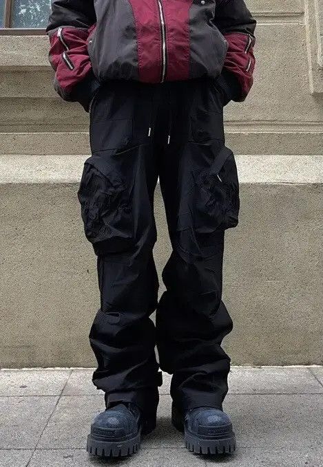 Japanese Brand Honoka x Nanae Utility grunge multi pocket nylon pants Size US 32 / EU 48 - 2 Thumbnail