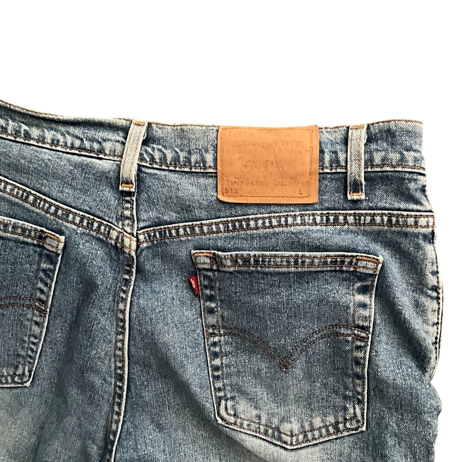 Levi's Levi’s 512 Slim Tapered Y2K Vintage Denim Jeans 16L 34x 33 Size 38" / US 16 / IT 52 - 5 Thumbnail