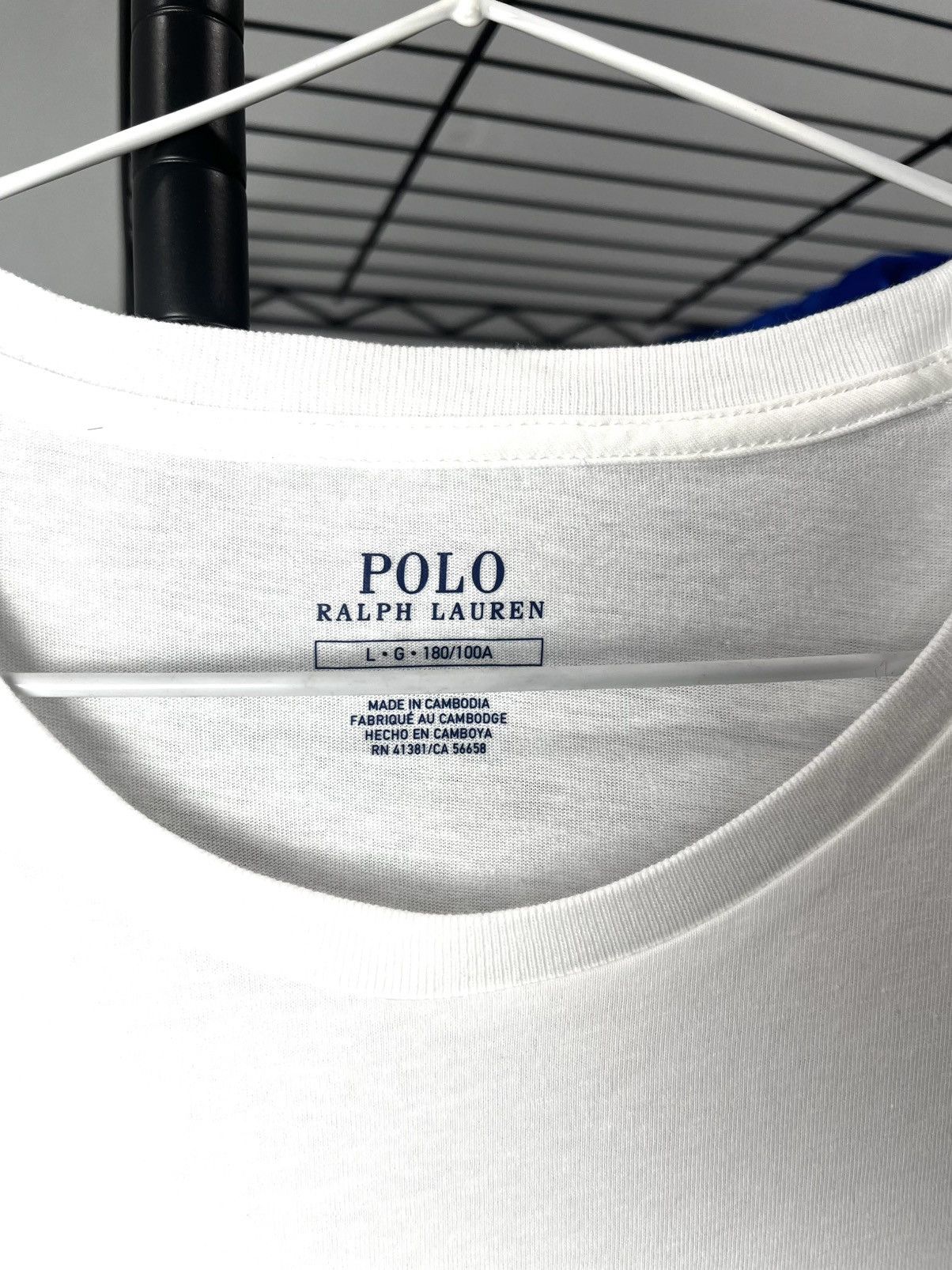 Polo Ralph Lauren Vintage Polo Ralph Lauren 70 Number Italy T Shirt Size US L / EU 52-54 / 3 - 5 Thumbnail