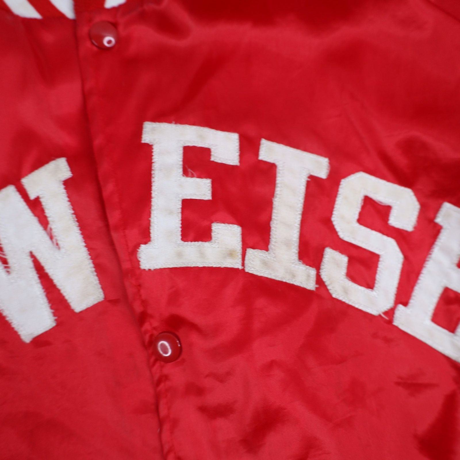 Budweiser × Vintage Vintage Budweiser Beer Spellout Sating Jacket Size US XXL / EU 58 / 5 - 6 Thumbnail