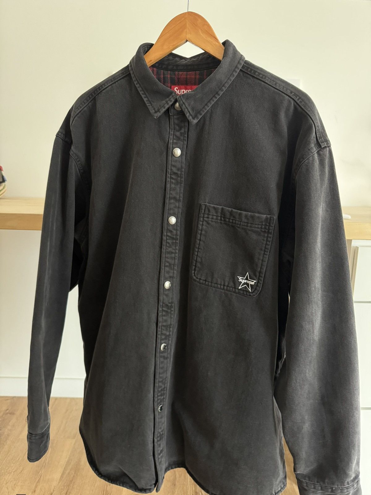Supreme Supreme quilted lined denim snap shirt Size US XL / EU 56 / 4 - 1 Thumbnail
