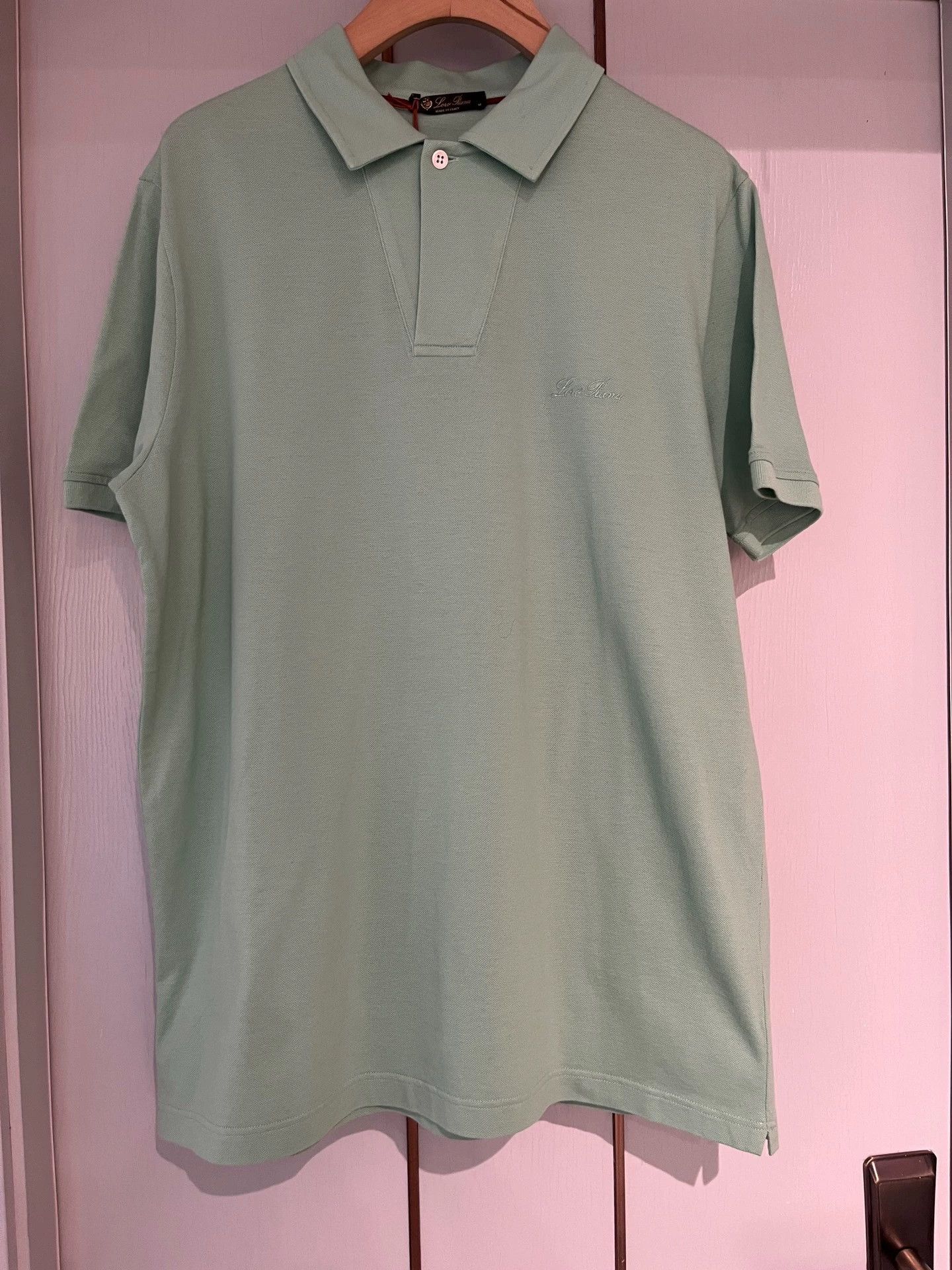 Loro Piana Loro Piana Solid Casual Polo Shirt - dmc Size US M / EU 48-50 / 2 - 1 Thumbnail