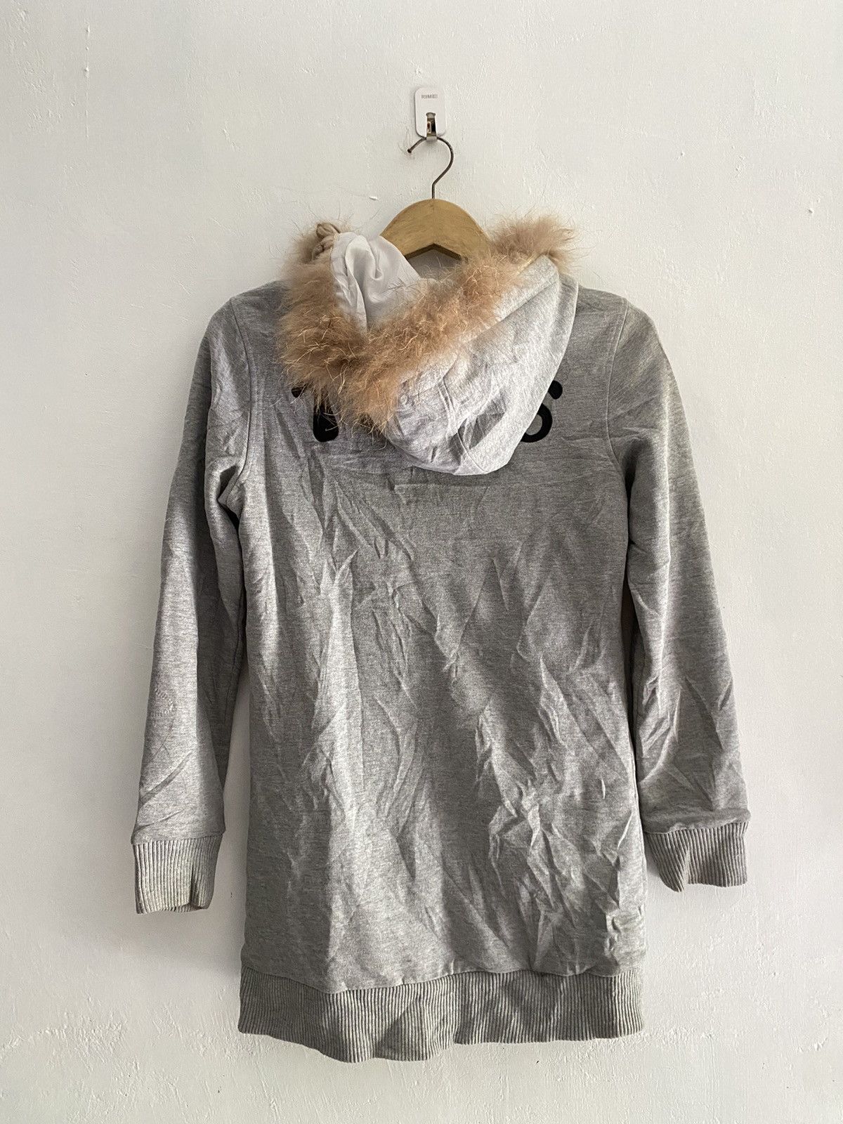 Le Grande Bleu (L.G.B.) Japanese kobron faux fur hoodie Size US M / EU 48-50 / 2 - 4 Thumbnail