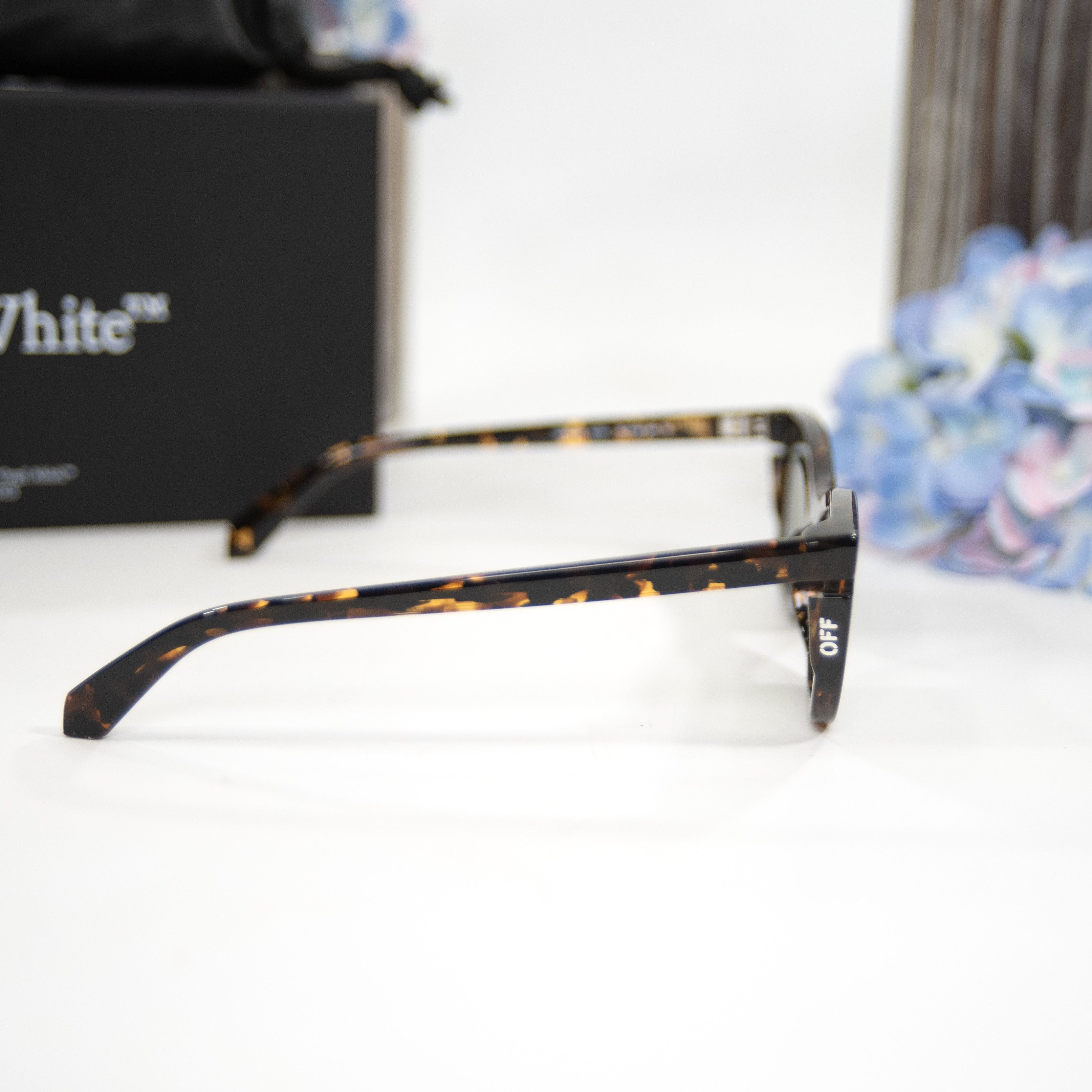 Off-White Off-White OER1112 Boulder Havana Tortoise Logo Sunglasses NW Size ONE SIZE - 8 Thumbnail