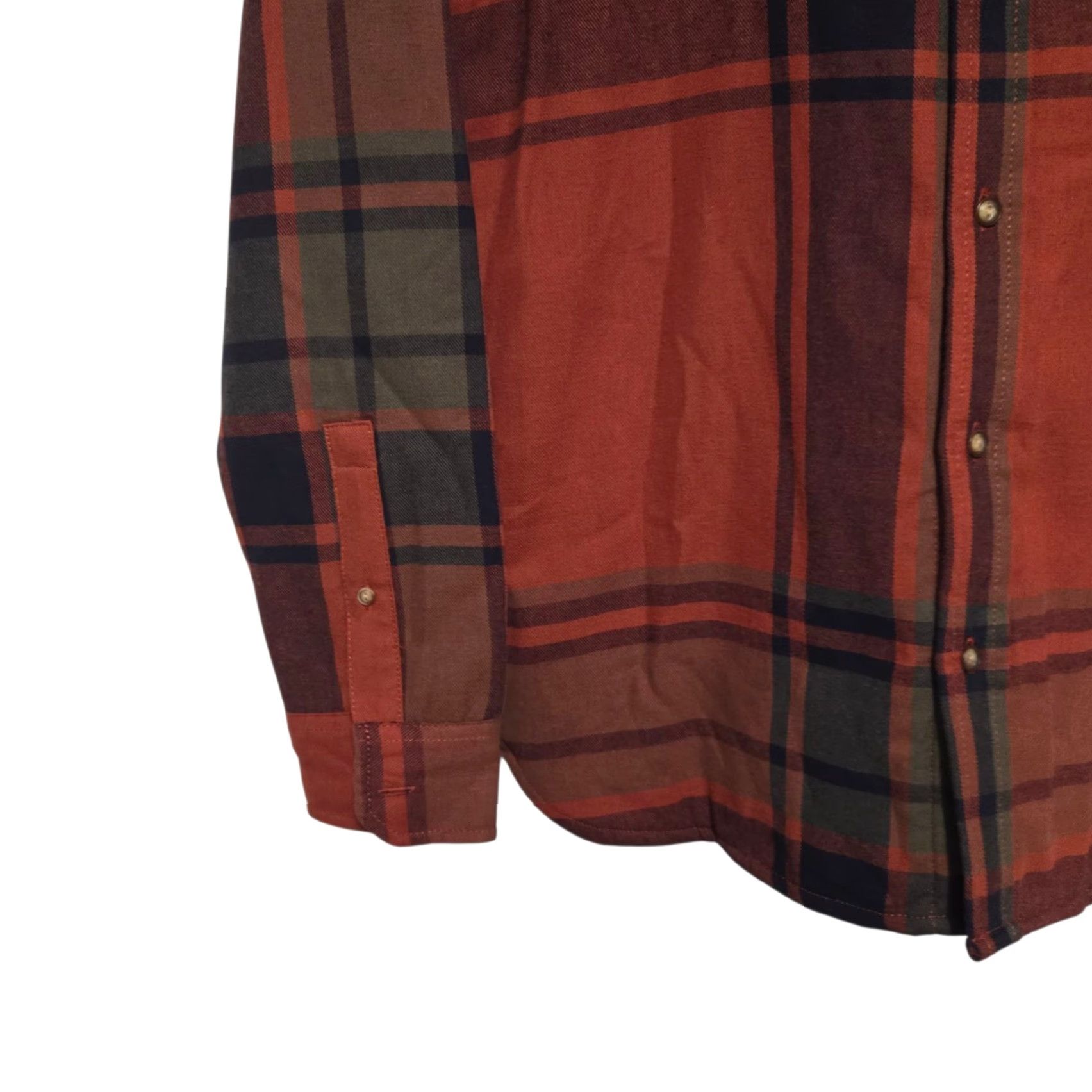 Levi's VINTAGE Levi's Flannel Jacket Mens M Red Brown Plaid Lined Cotton Jacket Size US M / EU 48-50 / 2 - 3 Thumbnail