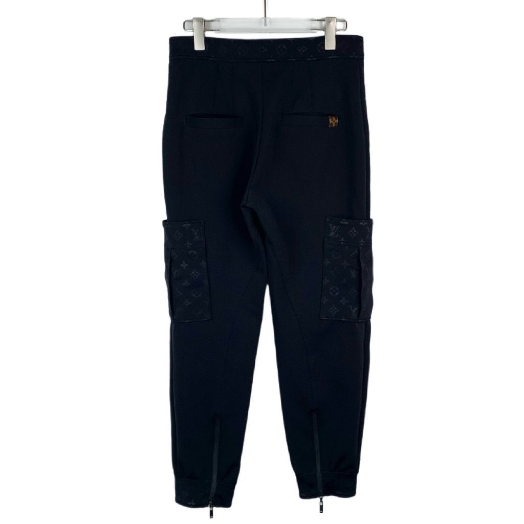 Louis Vuitton Louis Vuitton Black Monogram Cargo Jogger Pants Size 38 Size 38" / US 16 / IT 52 - 2 Thumbnail