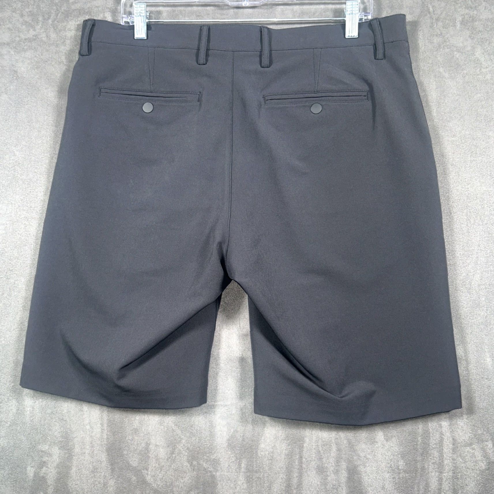 Vintage Proof Mens Shorts 34 Dark Gray Nomad Chino Flat Front Casual Travel Workwear Shorts Size US 34 / EU 50 - 5 Thumbnail