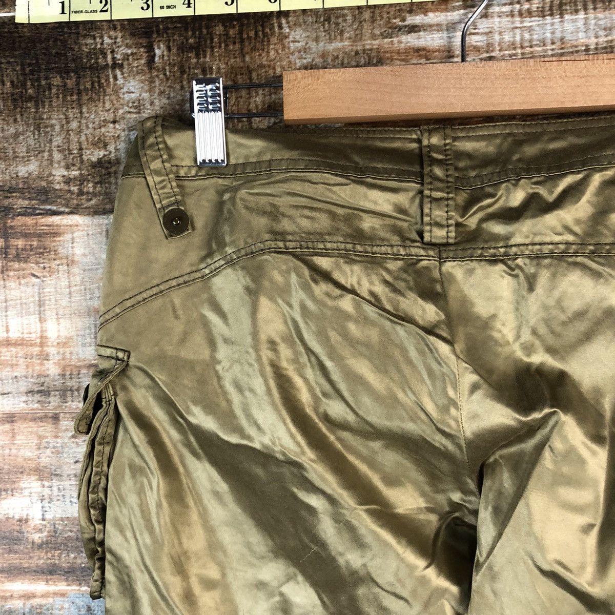 Japanese Brand Pride Brown Cargo utility Multipocket Pants #A2532 Size 27" / US 4 / IT 40 - 18 Thumbnail