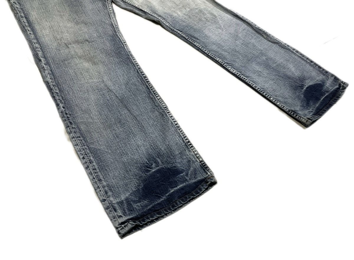 Japanese Brand 🔥Sick Y2K JPEGG Stud Denim Faded LGB Size US 33 - 5 Thumbnail