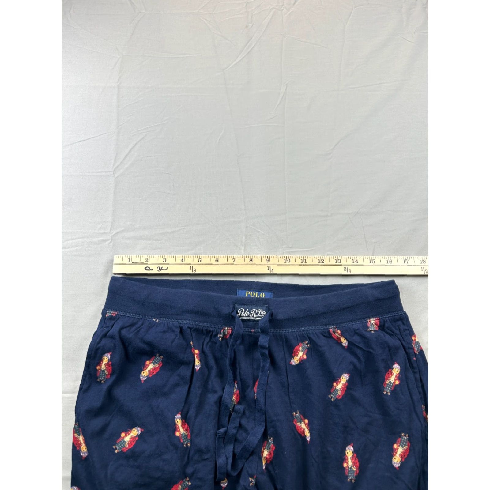 Polo Ralph Lauren Polo Ralph Lauren Pajama Pants Mens Large Regular L Bear Navy Blue Size US L / EU 52-54 / 3 - 5 Thumbnail