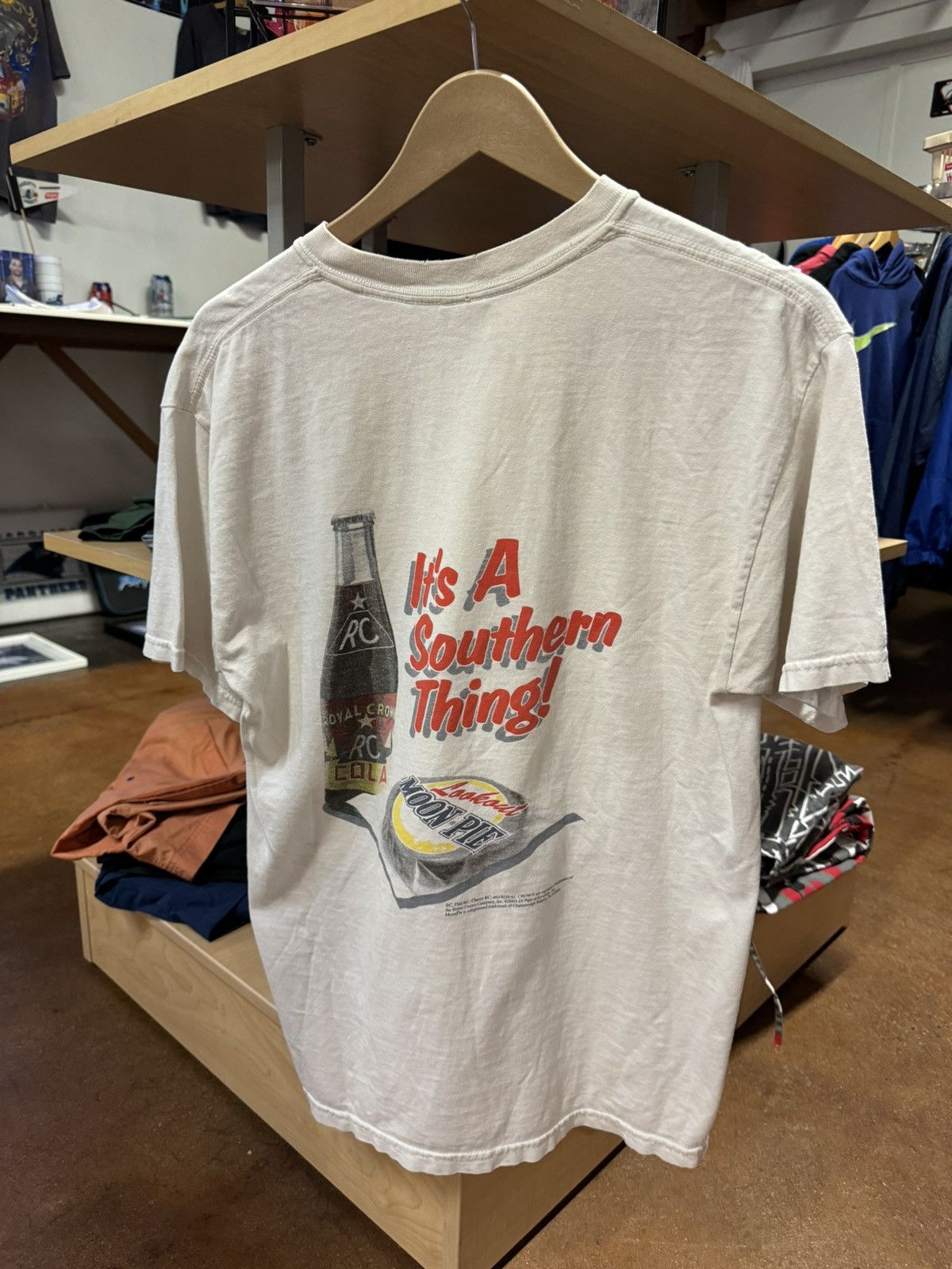 Vintage Vintage White RC Cola & Moon Pie Shirt Size US M / EU 48-50 / 2 - 2 Thumbnail