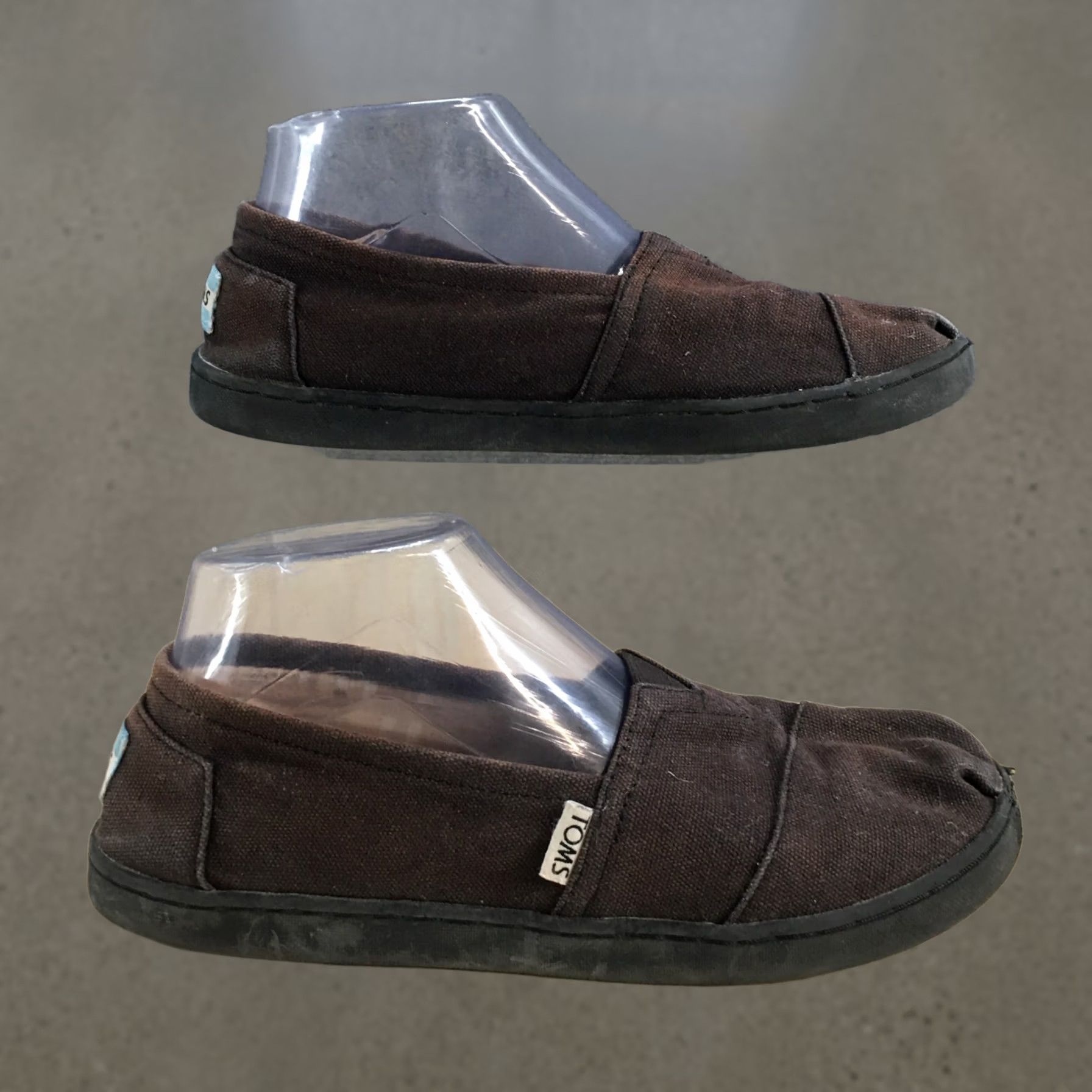 Toms TOMS Shoes Mens 5 Slip On Sneakers Brown Round Toe Low Top Casual Flats Shoes 10010530 Size S / US 4 / IT 40 - 1 Thumbnail