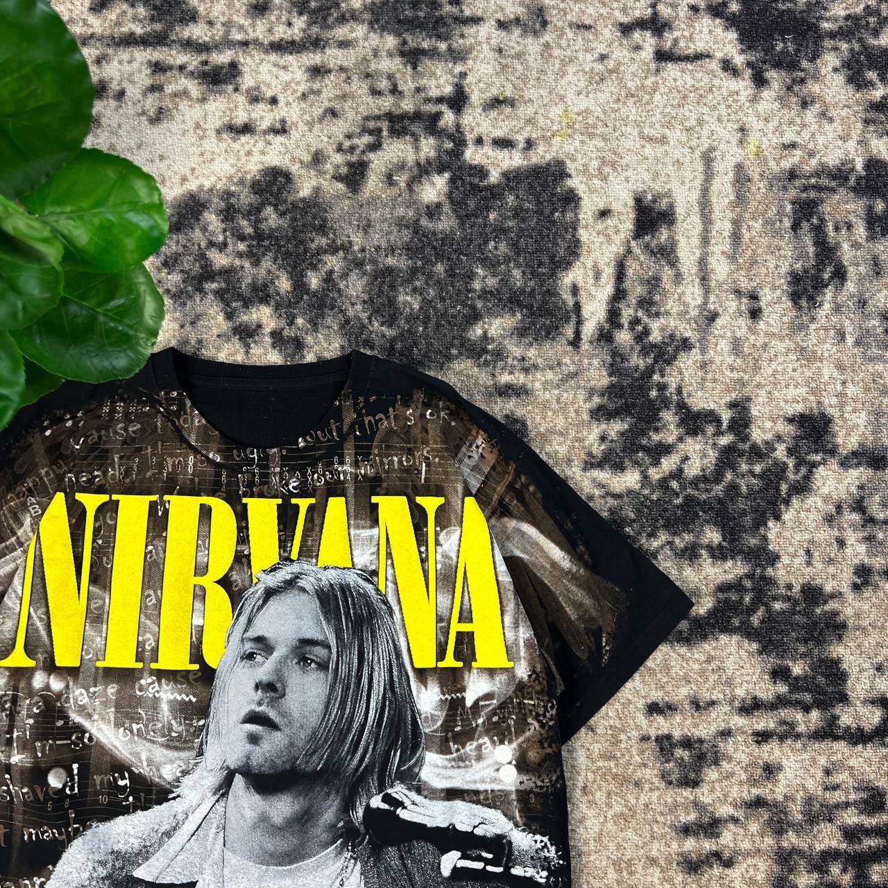 Nirvana Nirvana Vintage 2000s Allover Print Rock Band T-Shirt 1TS29 Size US L / EU 52-54 / 3 - 3 Thumbnail