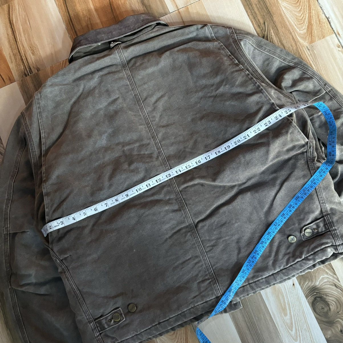 Carhartt Rare💥Vintage 00s Faded Carhartt Arctic Jacket J22 CHT Size US L / EU 52-54 / 3 - 10 Thumbnail
