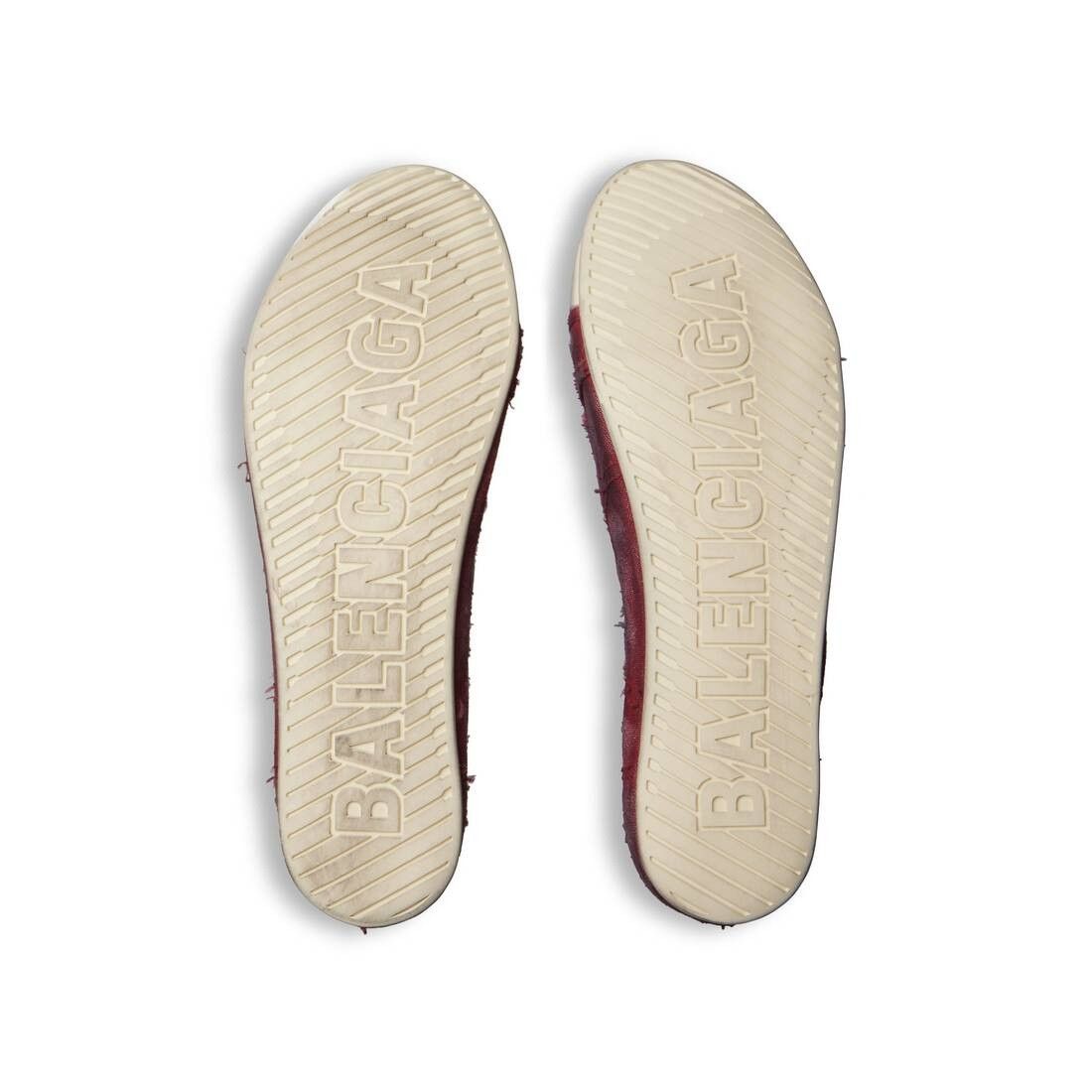 Balenciaga o1srvl11e0825 Paris Ultra Flat High Top Sneakers in Red Size US 11 / EU 44 - 7 Thumbnail