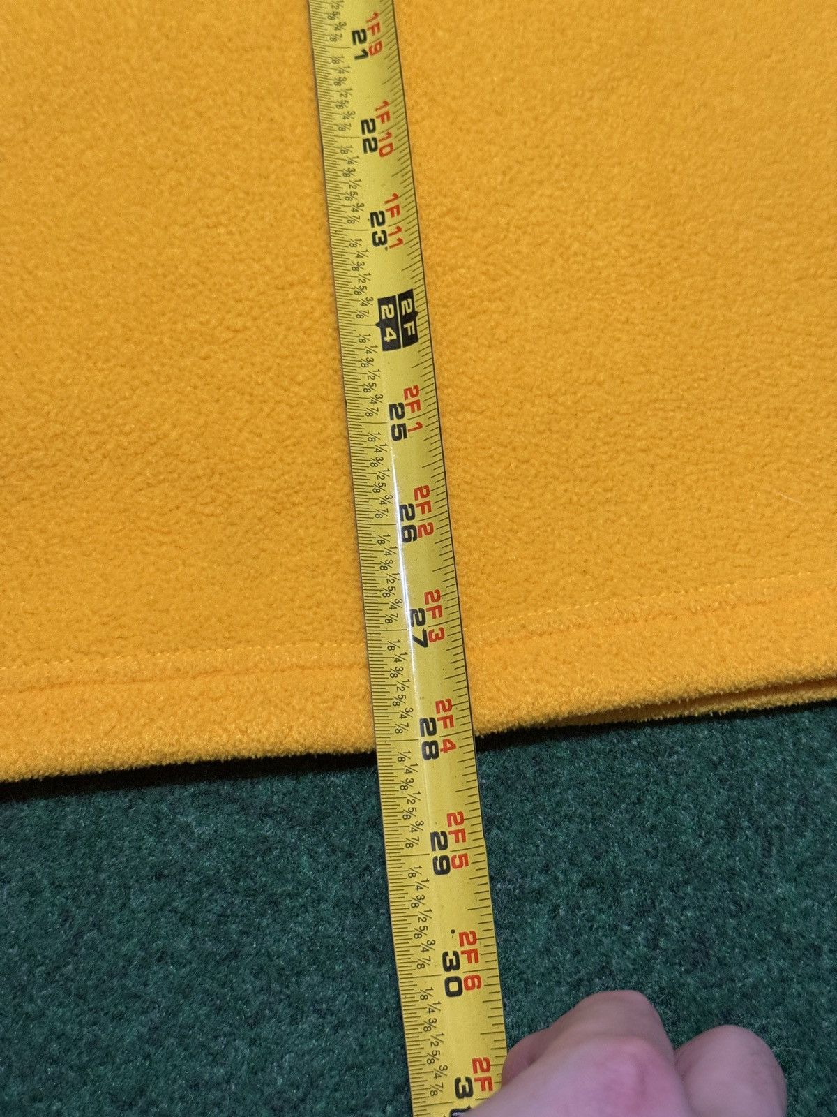 Tommy Hilfiger Vintage 90s Tommy Hilfiger 1/4 Zip Small Yellow Fleece Size US S / EU 44-46 / 1 - 7 Thumbnail