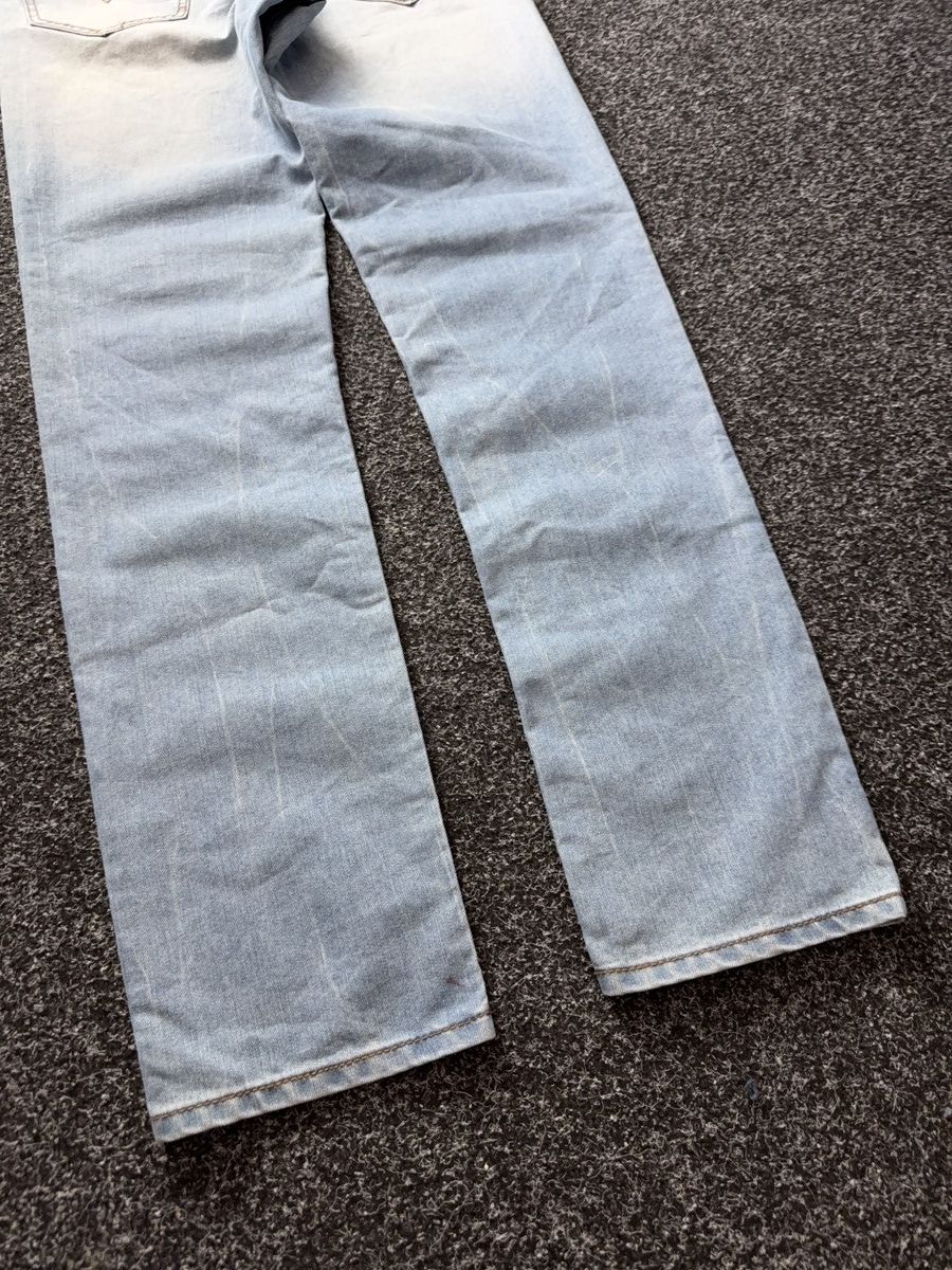 Versace Jeans Couture Luxury 00s Versace Jeans Slim Fit Light Wash Denim Jeans Size US 31 - 13 Thumbnail