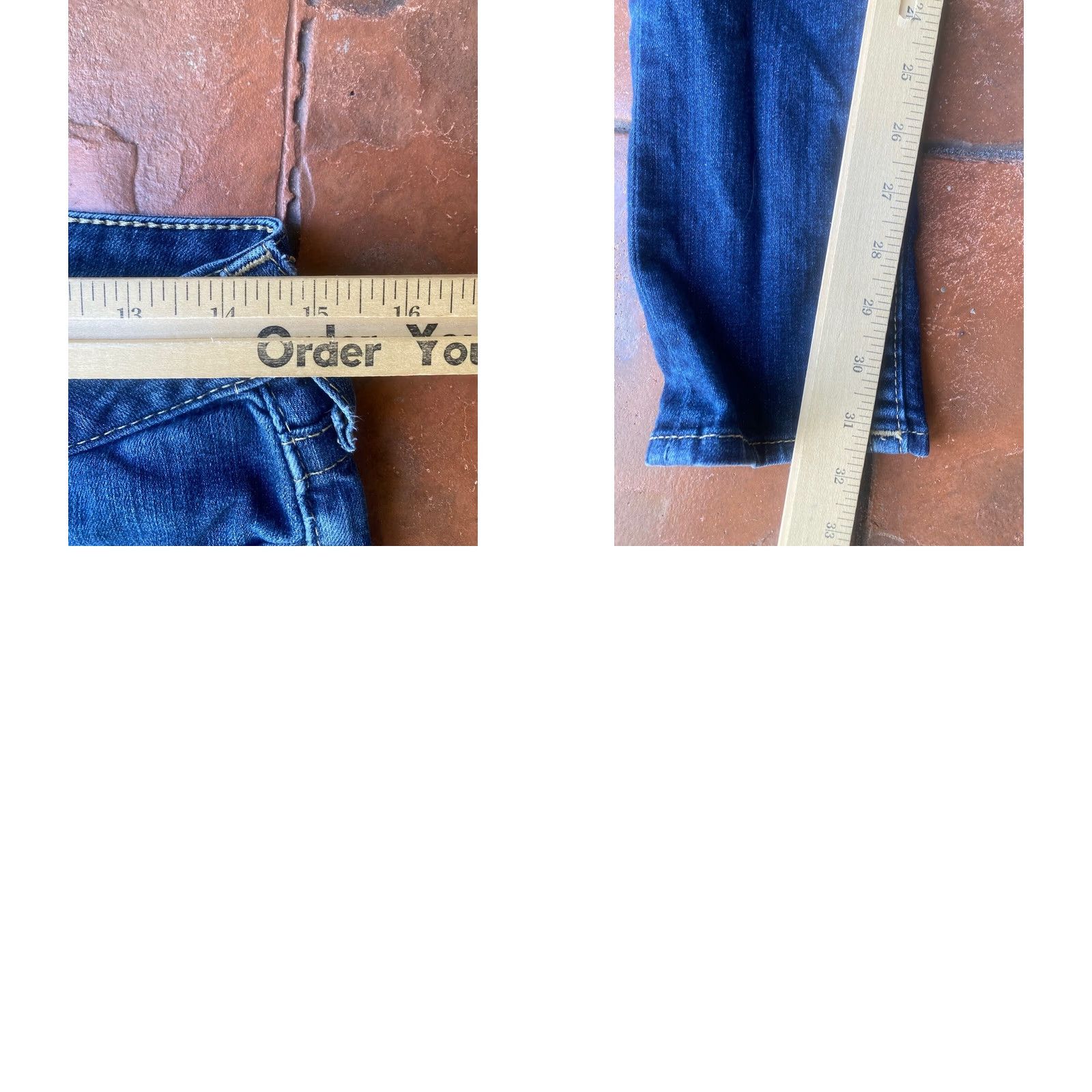 True Religion VINTAGE True Religion Jeans Low Rise Skinny Light Blue Women’s 28x31.5 80s 90s Denim Blue Slim Womens Size 28" / US 6 / IT 42 - 9 Thumbnail