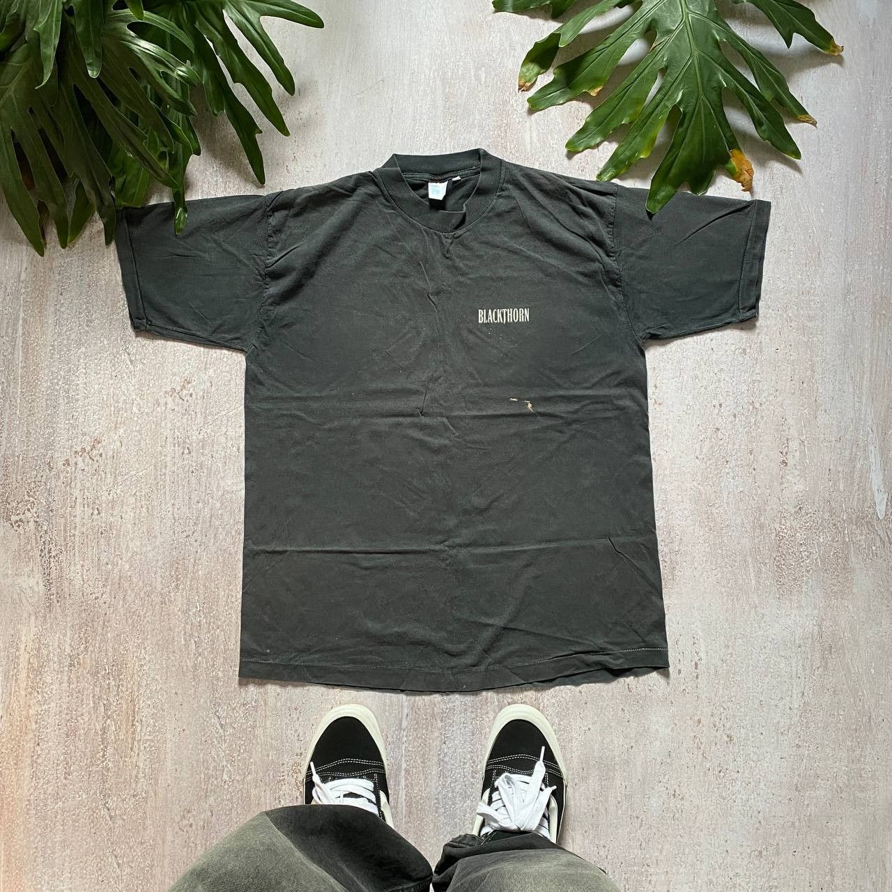 Band Tees × Vintage VINTAGE 90S THRASHED AMAZING FADED BLACKTHORN BOXY T SHIRT 9 Size US L / EU 52-54 / 3 - 1 Thumbnail