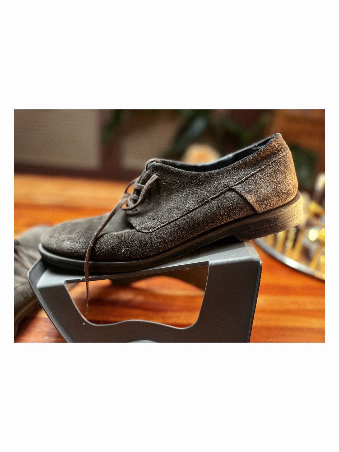 Calvin Klein Calvin Klein Men’s Brown Suede Lace-Up Shoes Size US 11 / EU 44 - 3 Thumbnail