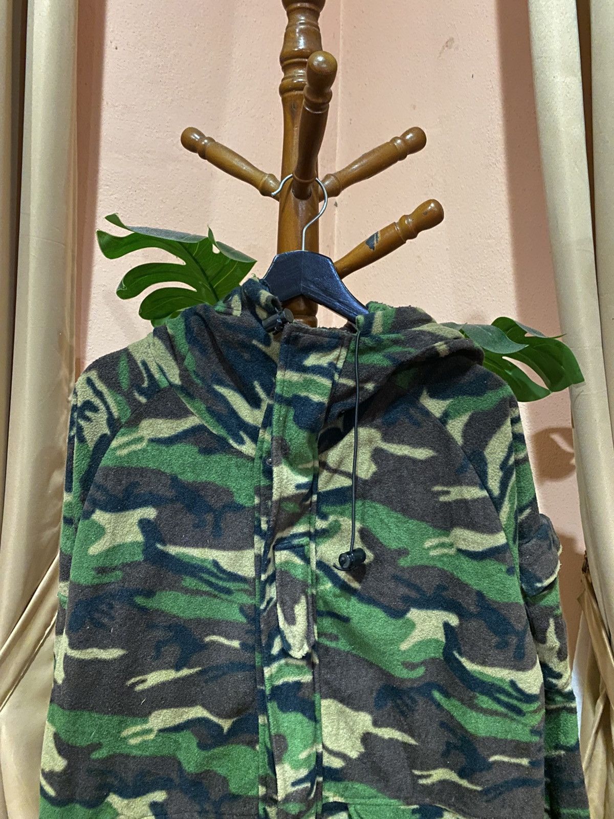 Penfield Vintage Penfield Camo Fleece Hooded Pullover Jacket Size US M / EU 48-50 / 2 - 6 Thumbnail