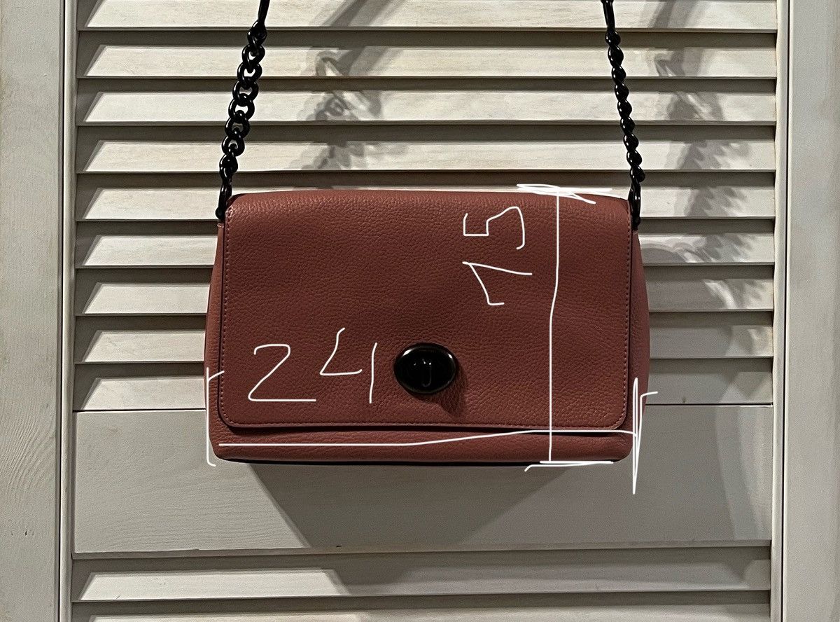 Coach × Designer × Vintage Bag COACH 1494 Pebble Leather Crosstown Size ONE SIZE - 17 Thumbnail