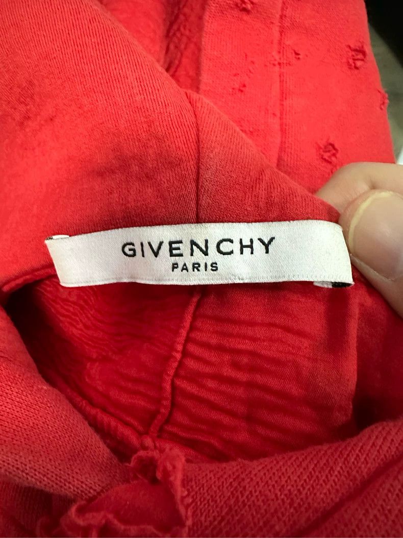 Givenchy Givenchy Classic Burnt-Out Hole Hoodie Size US S / EU 44-46 / 1 - 3 Thumbnail