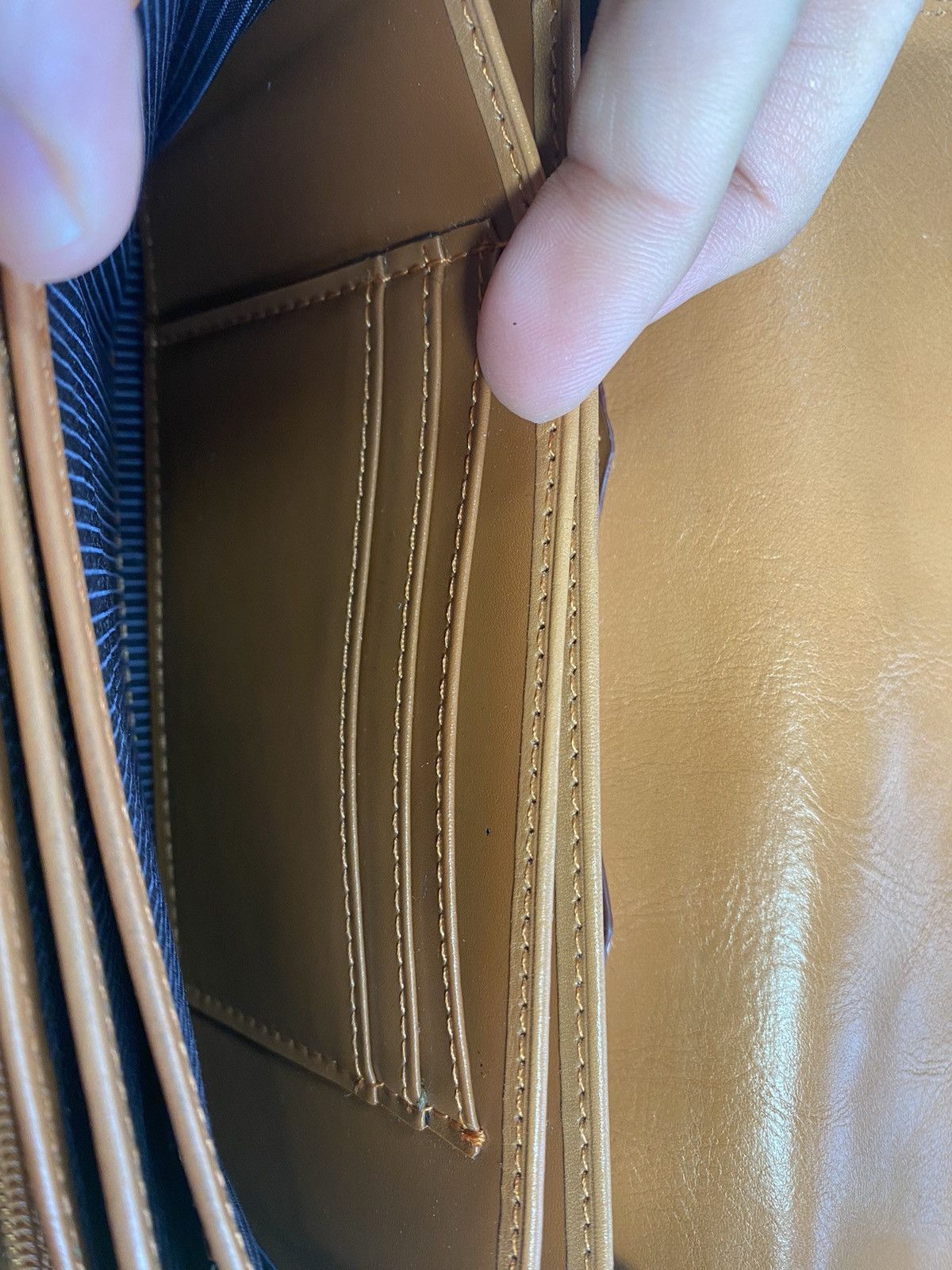 Japanese Brand Green Genuine Leather Long Wallet Size ONE SIZE - 10 Thumbnail