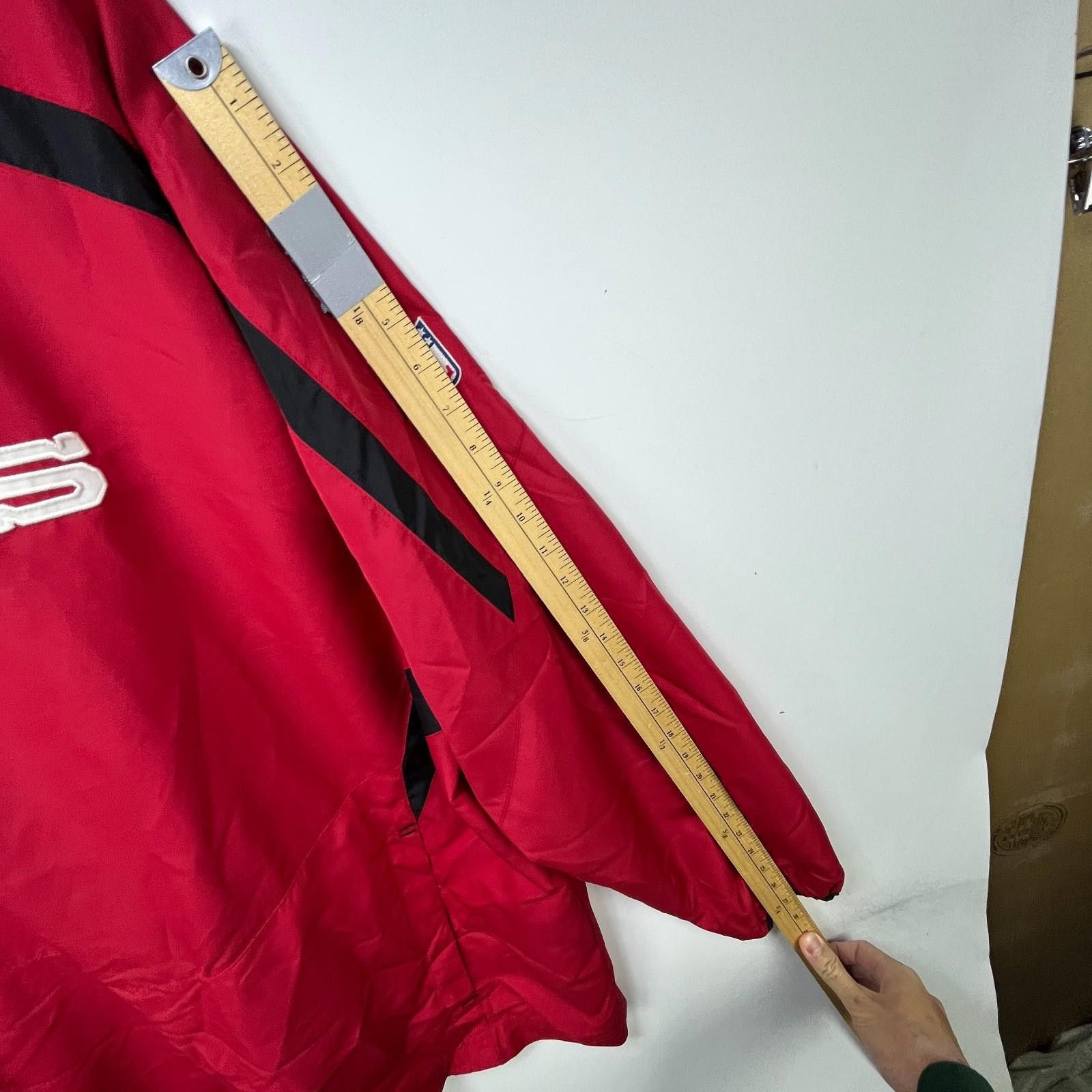 Reebok Vintage San Francisco 49ers Windbreaker Jacket XL Size ONE SIZE - 12 Thumbnail